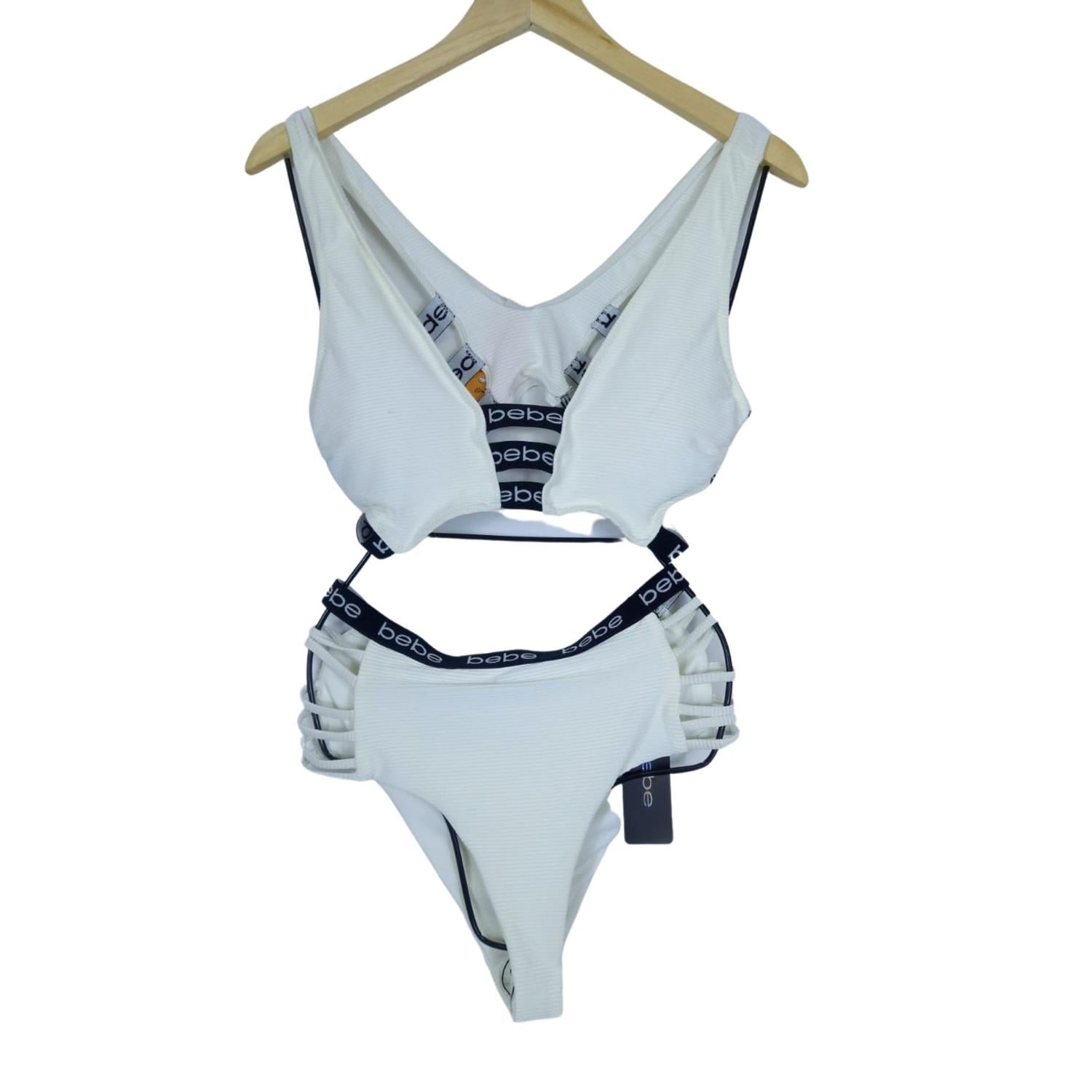 BIKINI BEBE GLITTER - BLANCO TAMAÑO L - 1