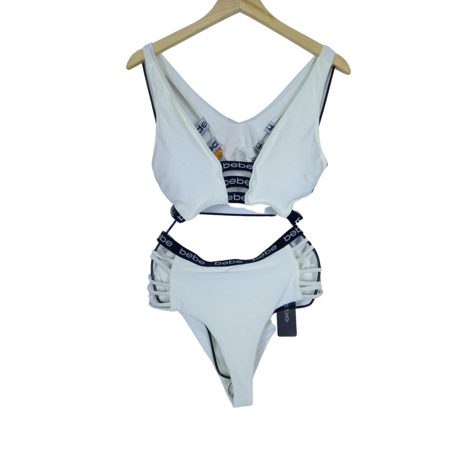 BIKINI BEBE GLITTER - BLANCO TAMAÑO L - 2