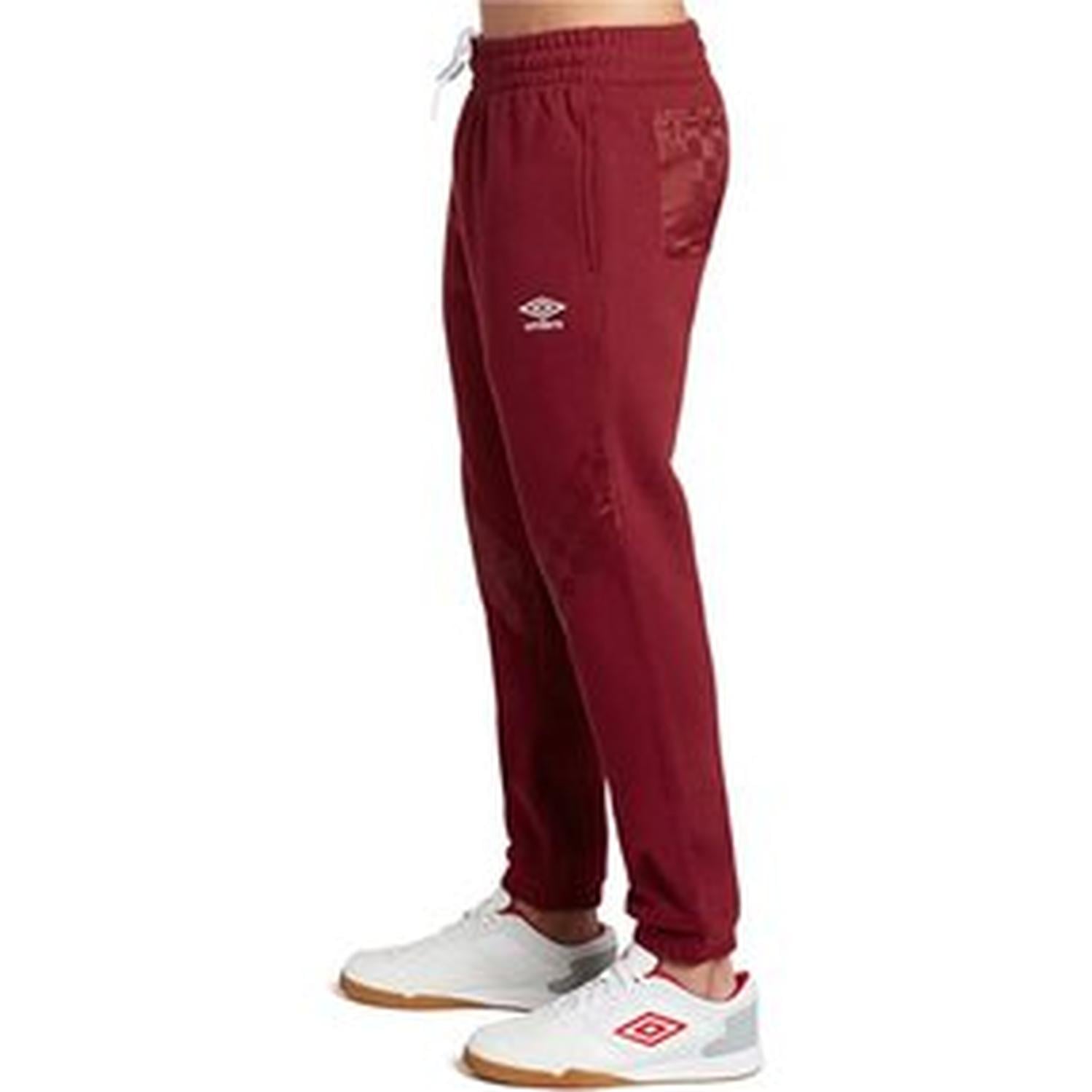 PANTALON DE BUZO JOGGER UMBRO GUINDA - 3