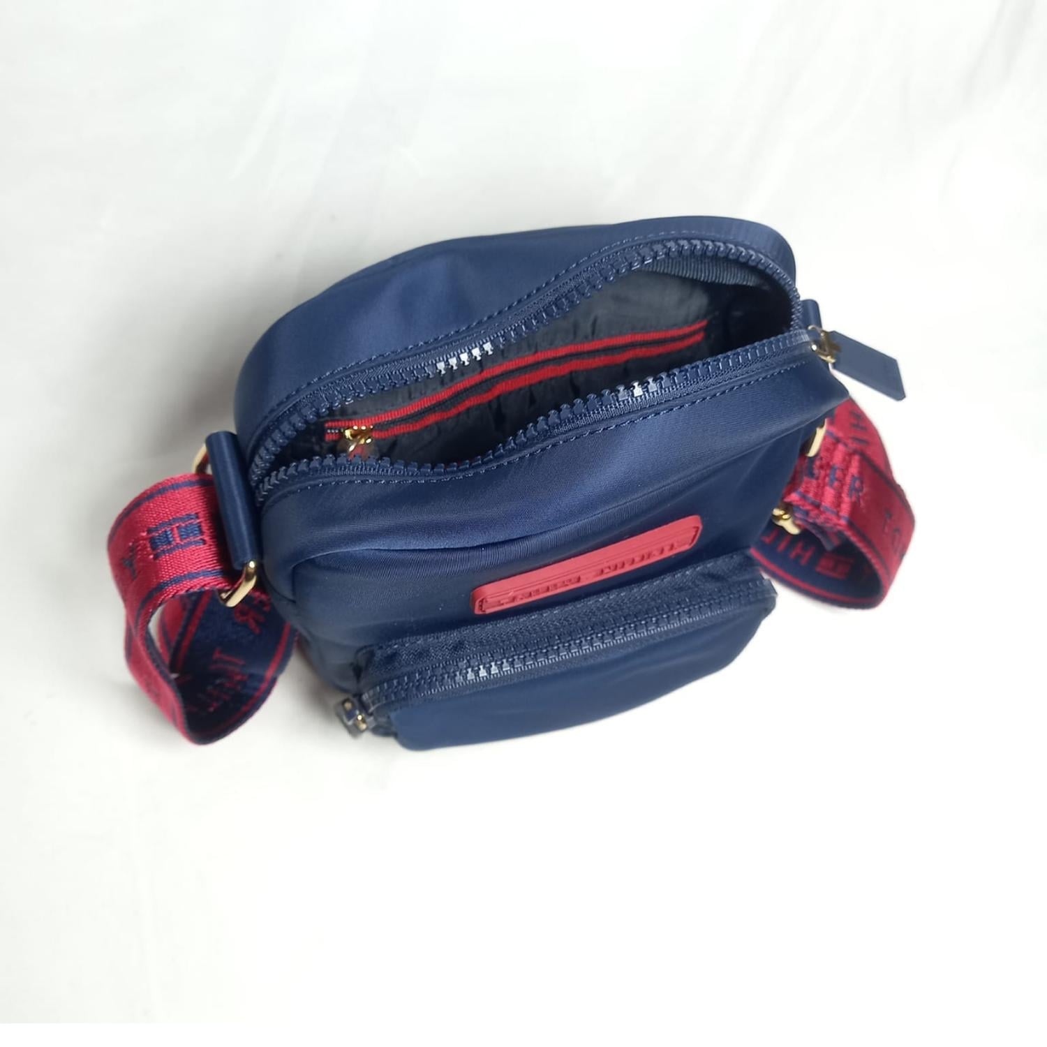 CARTERA O CROSSBODY TOMMY HILFIGER STRAP DOBLE CIERRE - AZUL TAMAÑO TALLA ÚNICA - 4