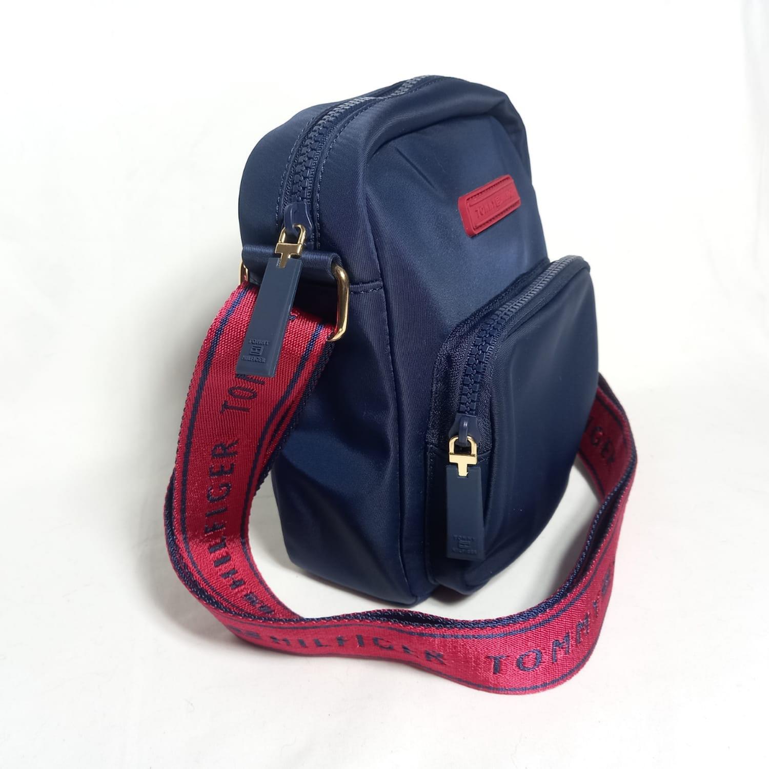 CARTERA O CROSSBODY TOMMY HILFIGER STRAP DOBLE CIERRE - AZUL TAMAÑO TALLA ÚNICA - 5