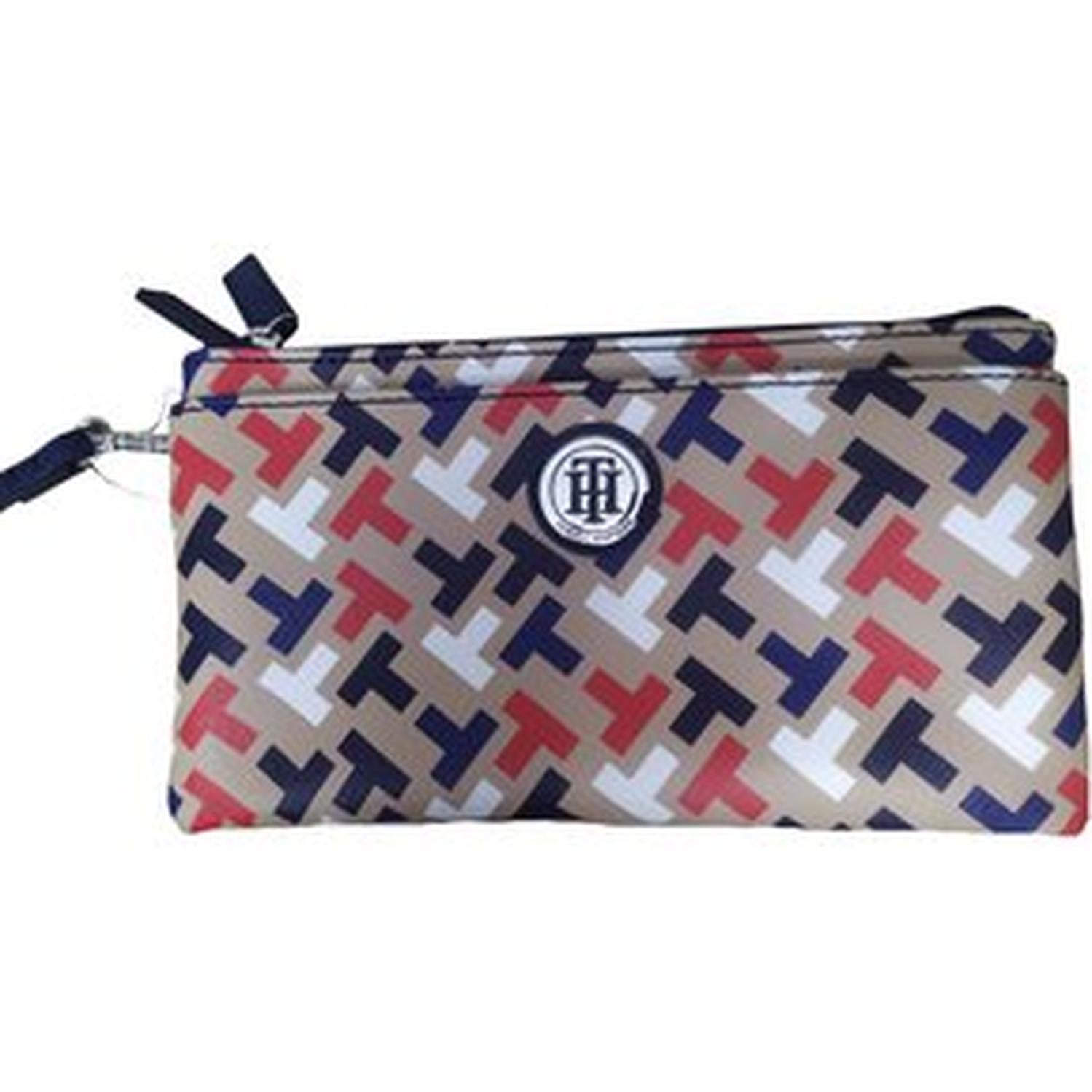 WRISLET O CARTERA DE MANO TOMMY HILFIGER MONOGRAM - BEIGE TAMAÑO TALLA ÚNICA - 3