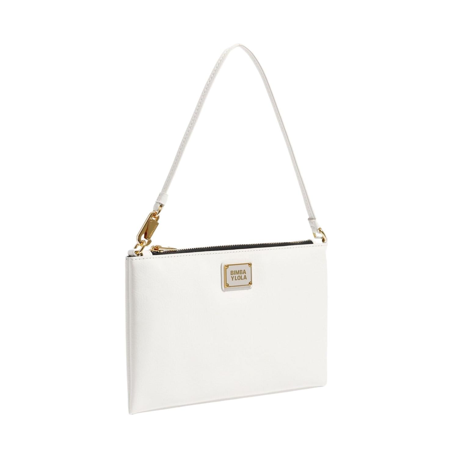 CARTERA SLIM BIMBA Y LOLA CHAROL - BLANCO TAMAÑO TALLA ÚNICA - 1