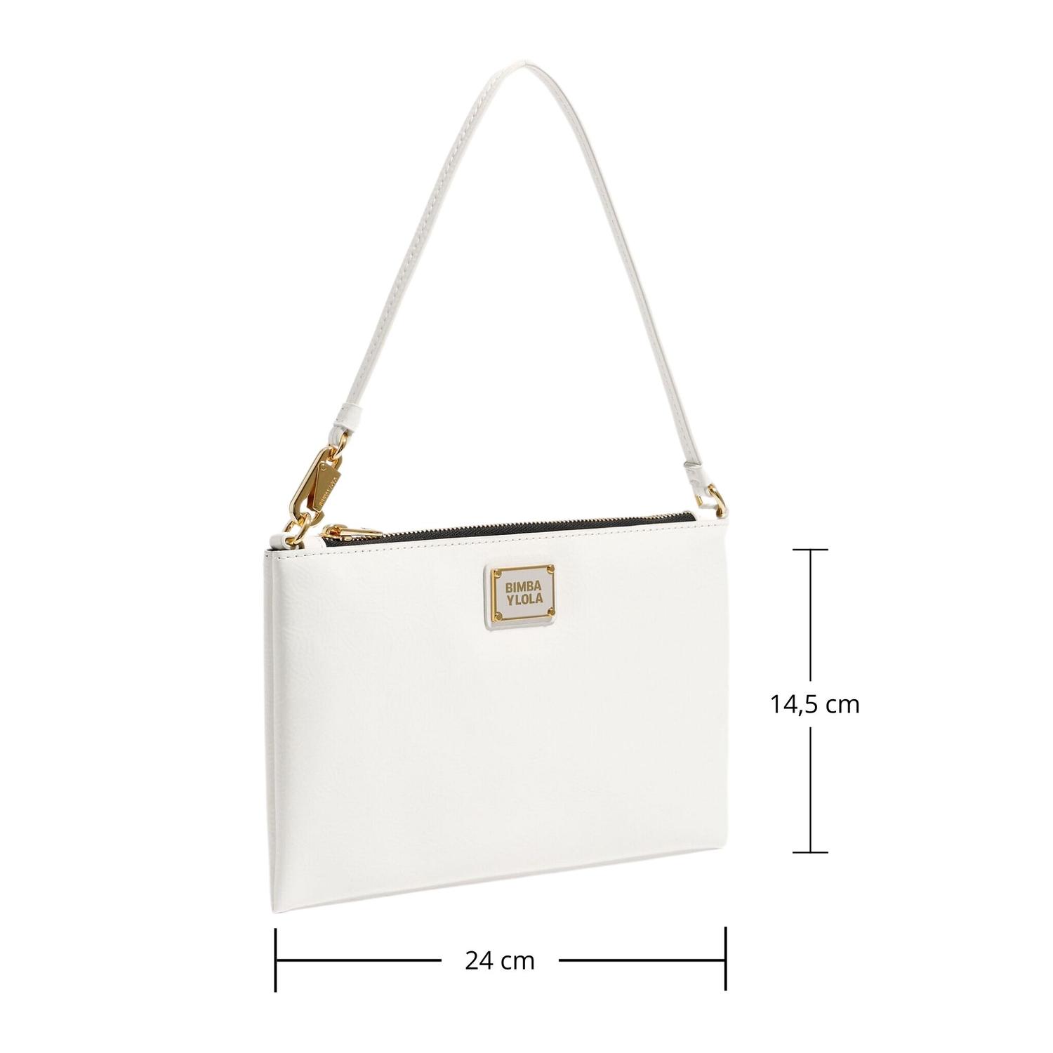 CARTERA SLIM BIMBA Y LOLA CHAROL - BLANCO TAMAÑO TALLA ÚNICA - 3