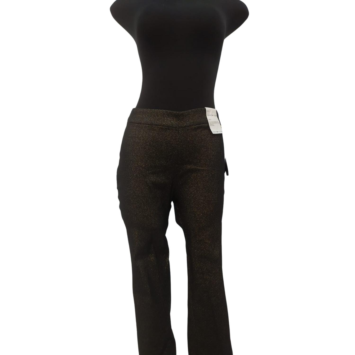 PANTALON TOMMY HILFIGER STRETCH NEGRO GLITTER - 1