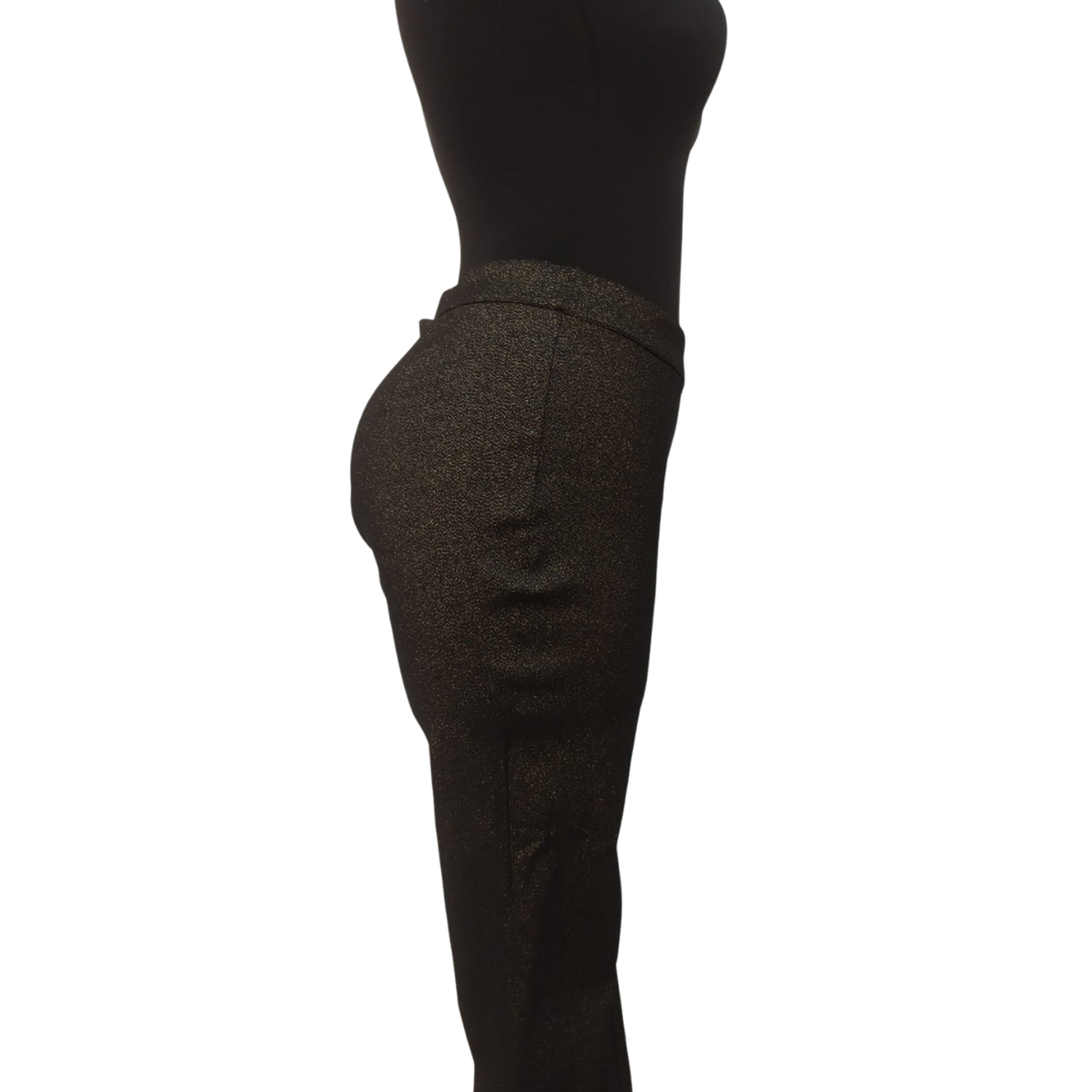 PANTALON TOMMY HILFIGER STRETCH NEGRO GLITTER - 2