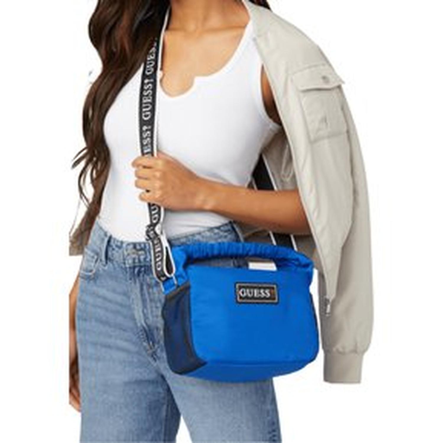 CARTERA O CROSSBODY GUESS KAYCE PARA MUJER AZUL TAMAÑO TALLA ÚNICA - 4