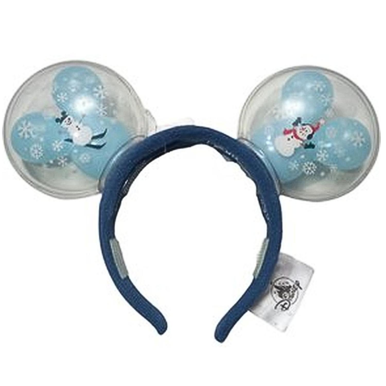 VINCHA OREJAS DISNEY GLOBO DE COPO DE NIEVE MICKEY MOUSE CON LUCES TAMAÑO TALLA ÚNICA - 1