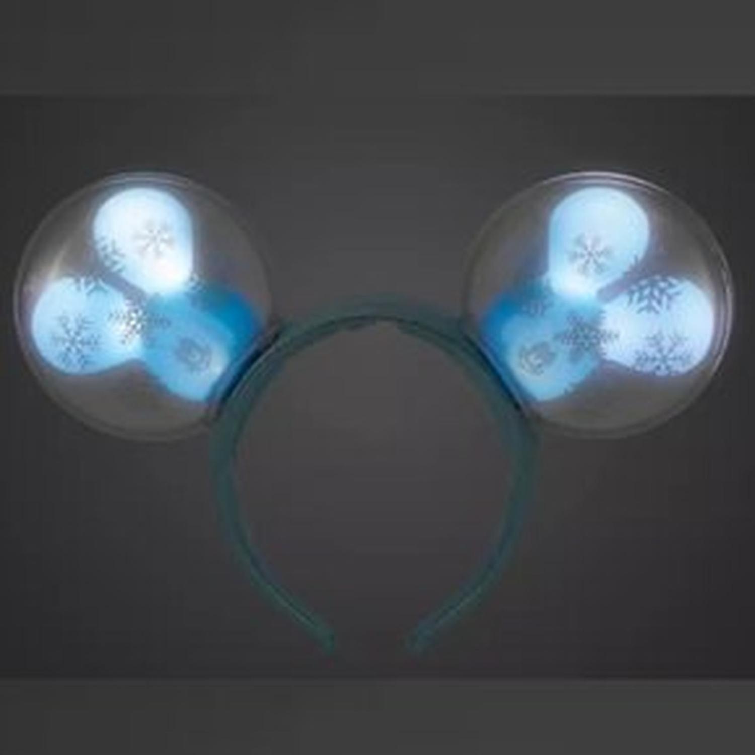 VINCHA OREJAS DISNEY GLOBO DE COPO DE NIEVE MICKEY MOUSE CON LUCES TAMAÑO TALLA ÚNICA - 3