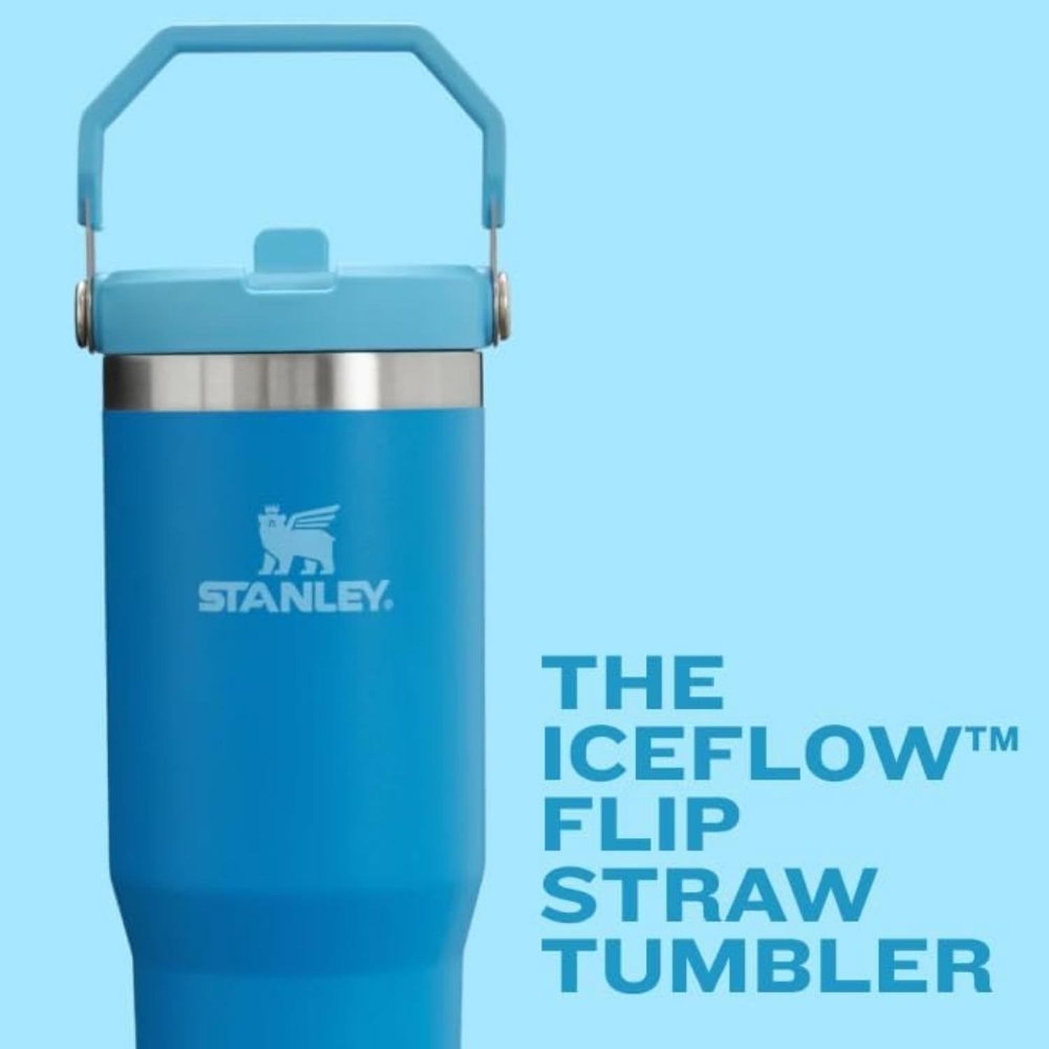 TUMBLER VASO DE ACERO INOXIDABLE STANLEY ICEFLOW FLIP STRAW - 30 OZ TAMAÑO TALLA UNICA - 4