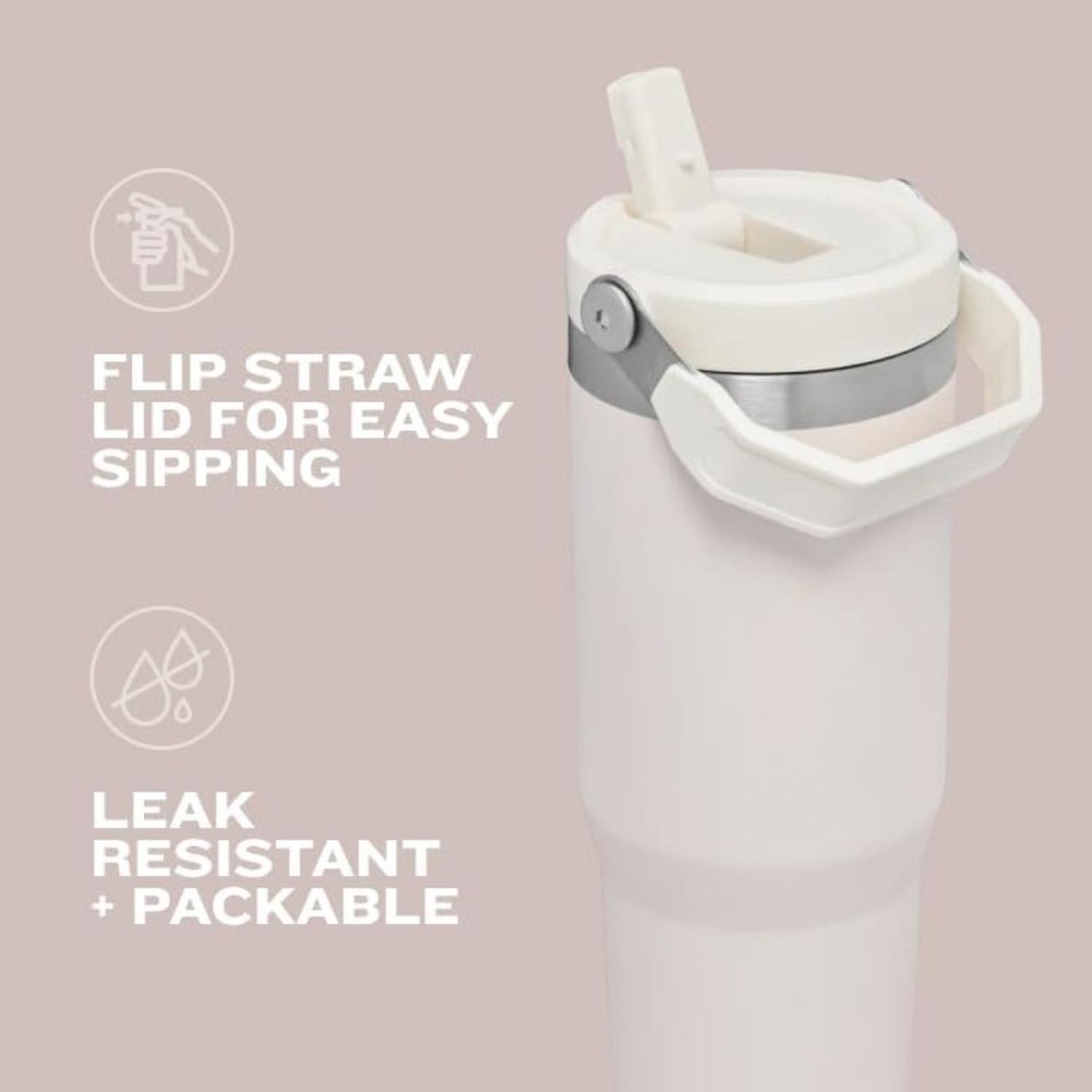 TUMBLER VASO DE ACERO INOXIDABLE STANLEY ICEFLOW FLIP STRAW - 30 OZ TAMAÑO TALLA UNICA - 6