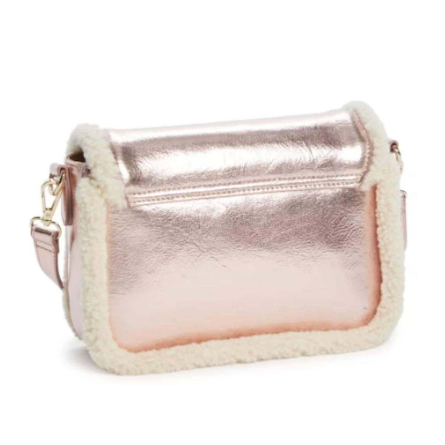CARTERA CROSSBODY GUESS GINA SHERPA - ROSE GOLD TAMAÑO TALLA ÚNICA - 2