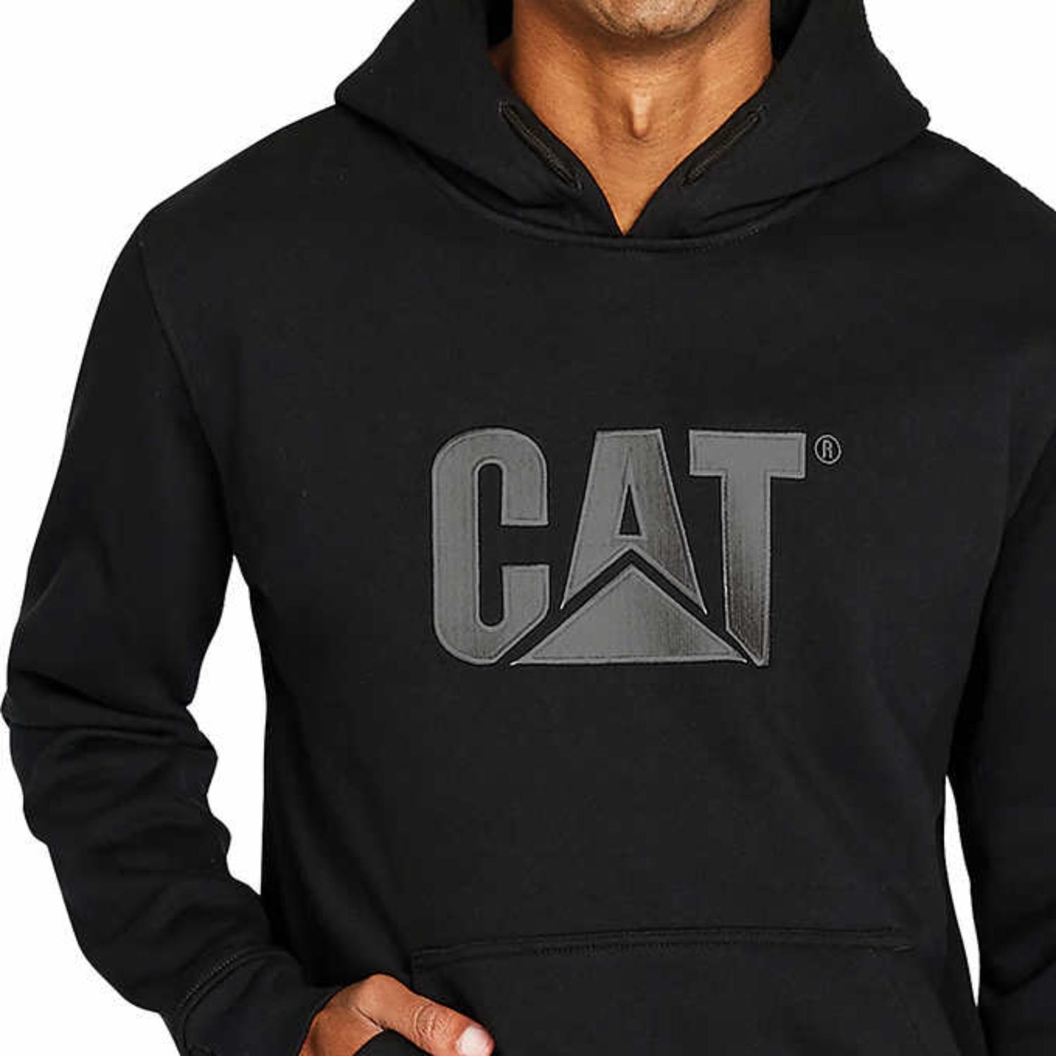POLERA CON CAPUCHA CAT ADULTO HOMBRE - NEGRO - 2