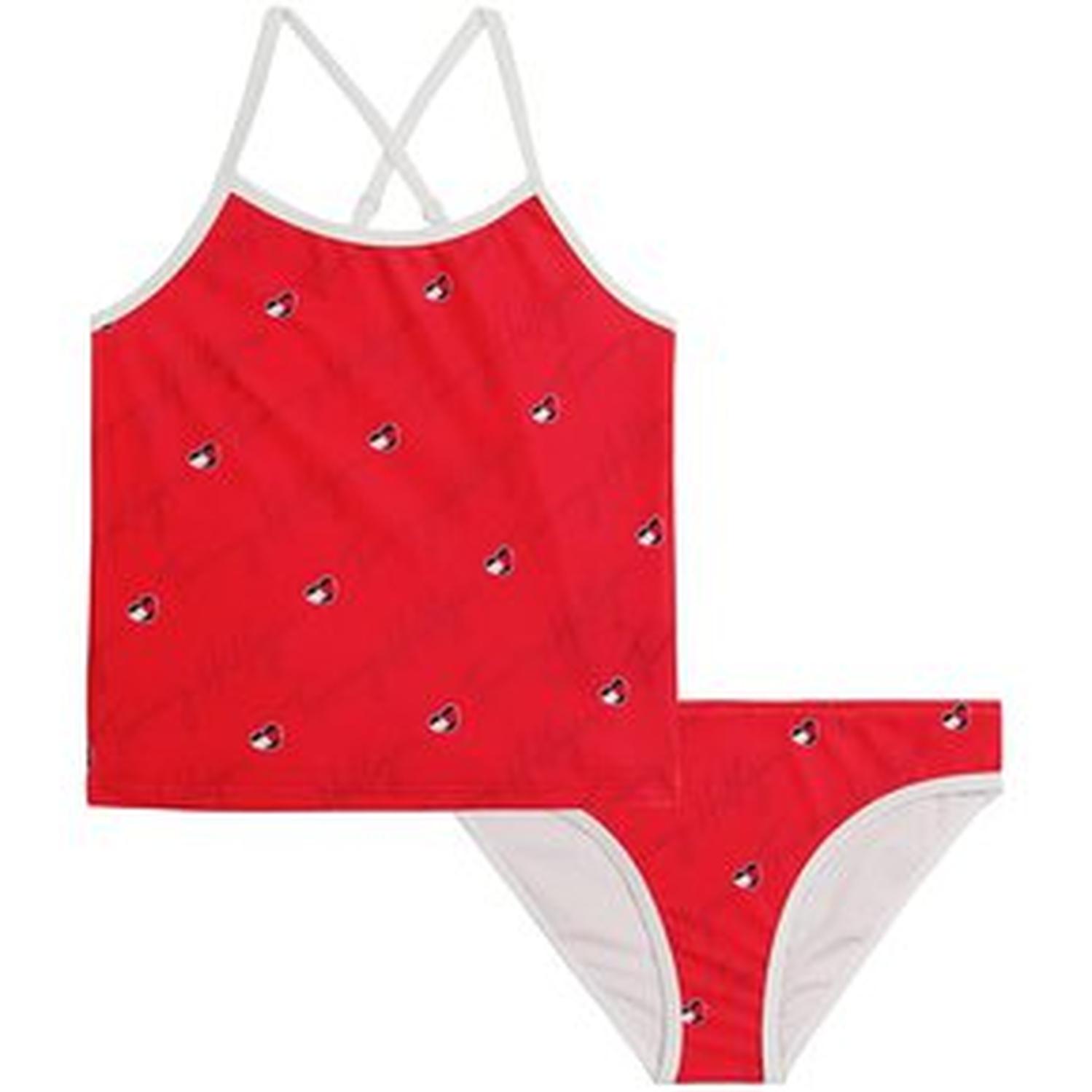 ROPA DE BAÑO 2 PIEZAS TOMMYHILIGER CHINESE RED NIÑA - ROJO - 1