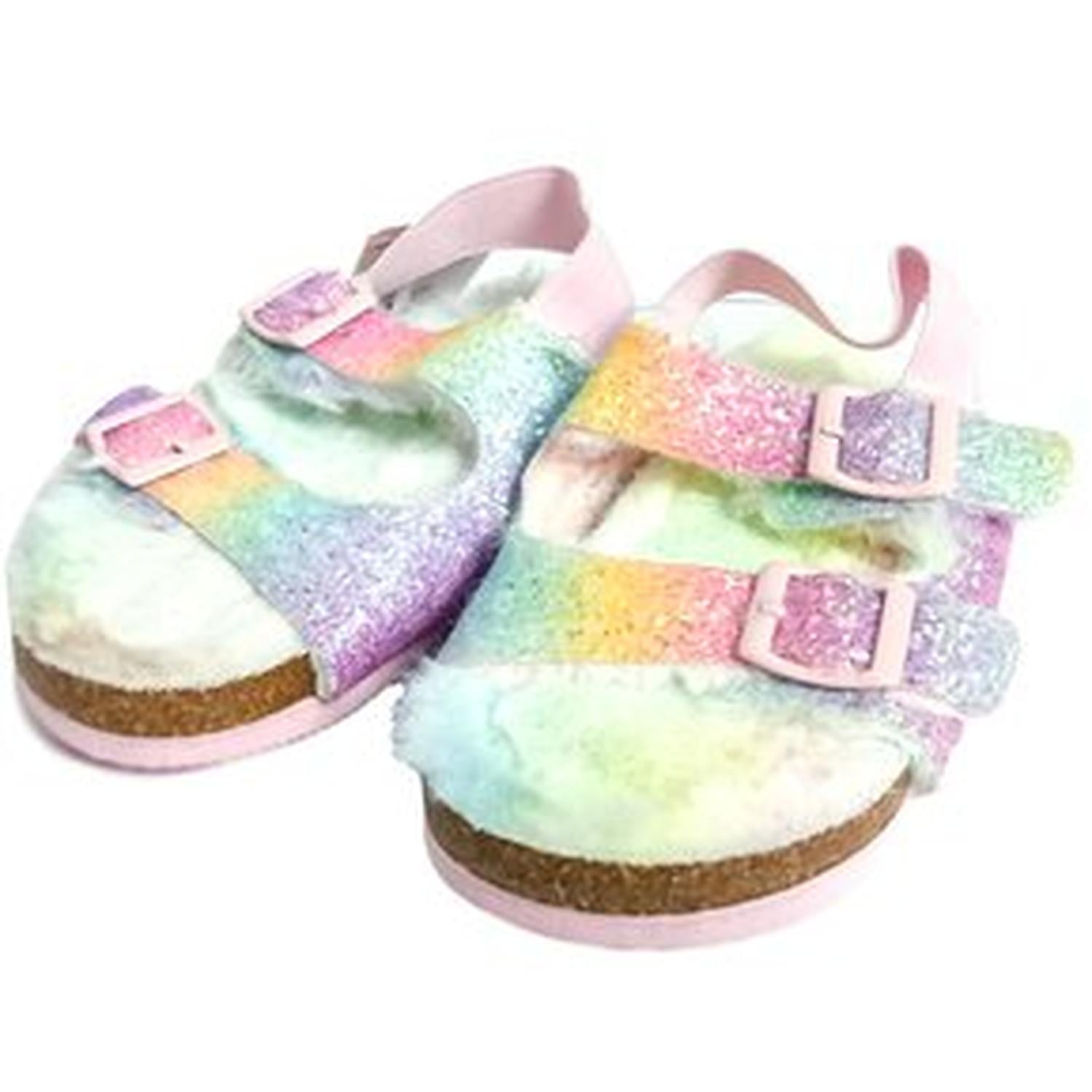 SANDALIAS SLIDE NICOLE MILLER PARA NIÑAS - ROSA MULTICOLOR - 1