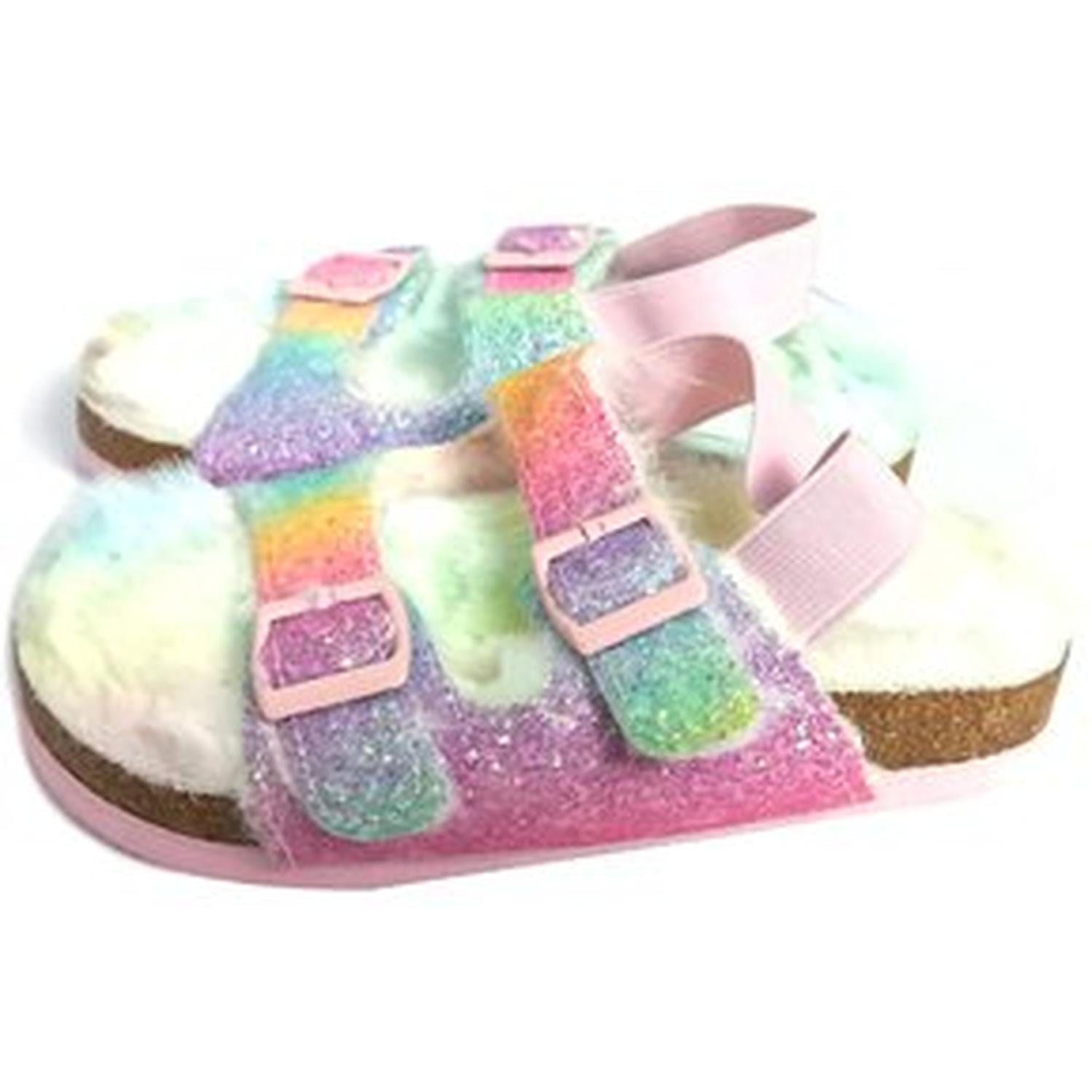SANDALIAS SLIDE NICOLE MILLER PARA NIÑAS - ROSA MULTICOLOR - 2