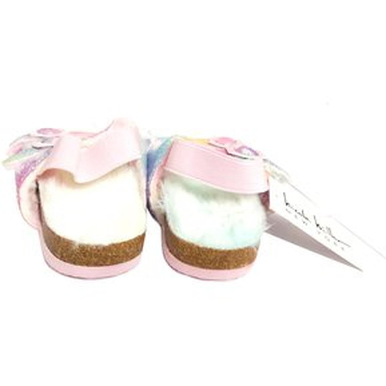 SANDALIAS SLIDE NICOLE MILLER PARA NIÑAS - ROSA MULTICOLOR - 3