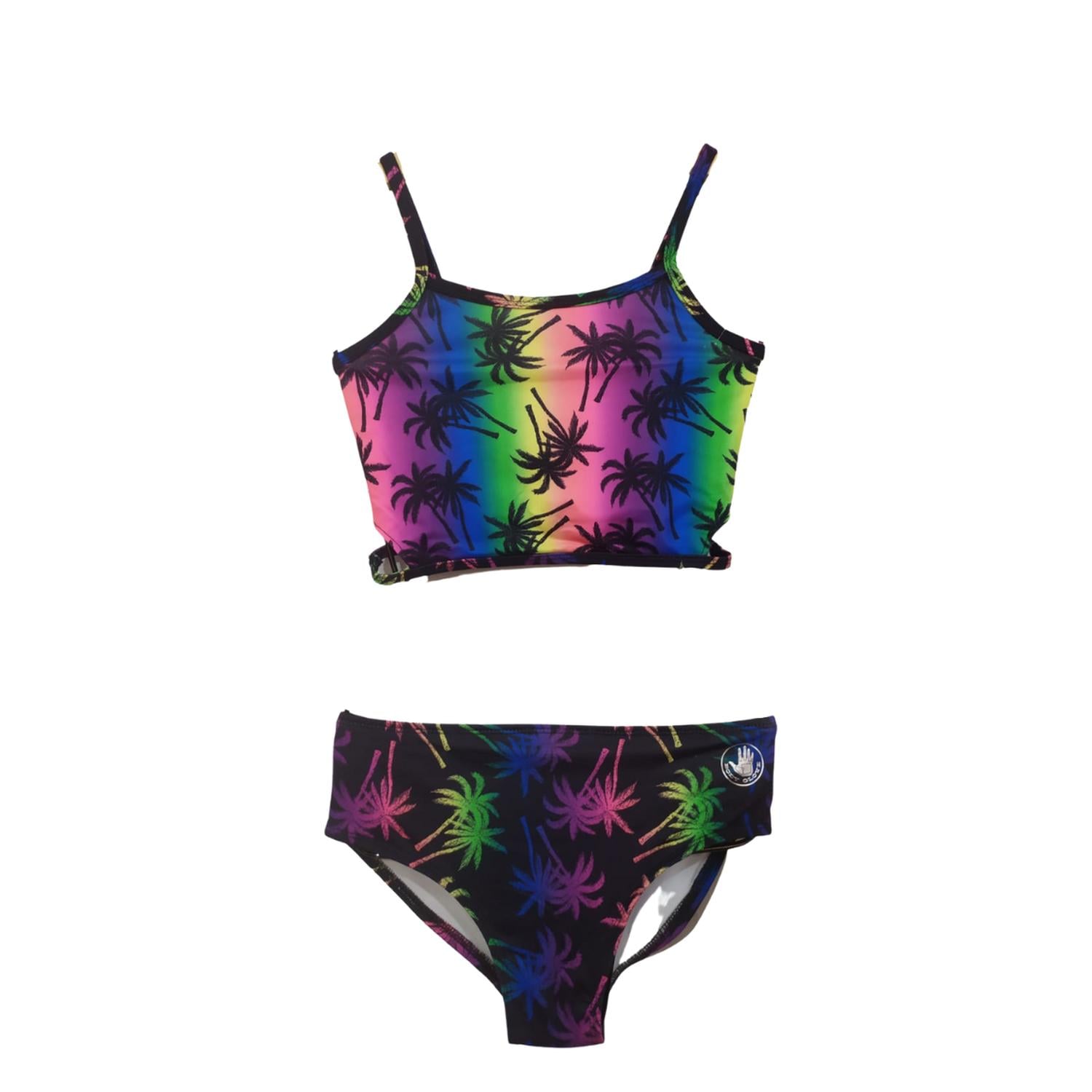 ROPA DE BAÑO BIKINI 2 PIEZAS PARA NIÑA BODY GLOVE - NEGRO - 1