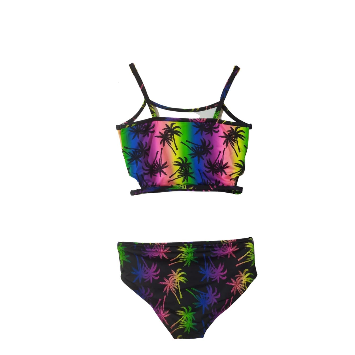 ROPA DE BAÑO BIKINI 2 PIEZAS PARA NIÑA BODY GLOVE - NEGRO - 2