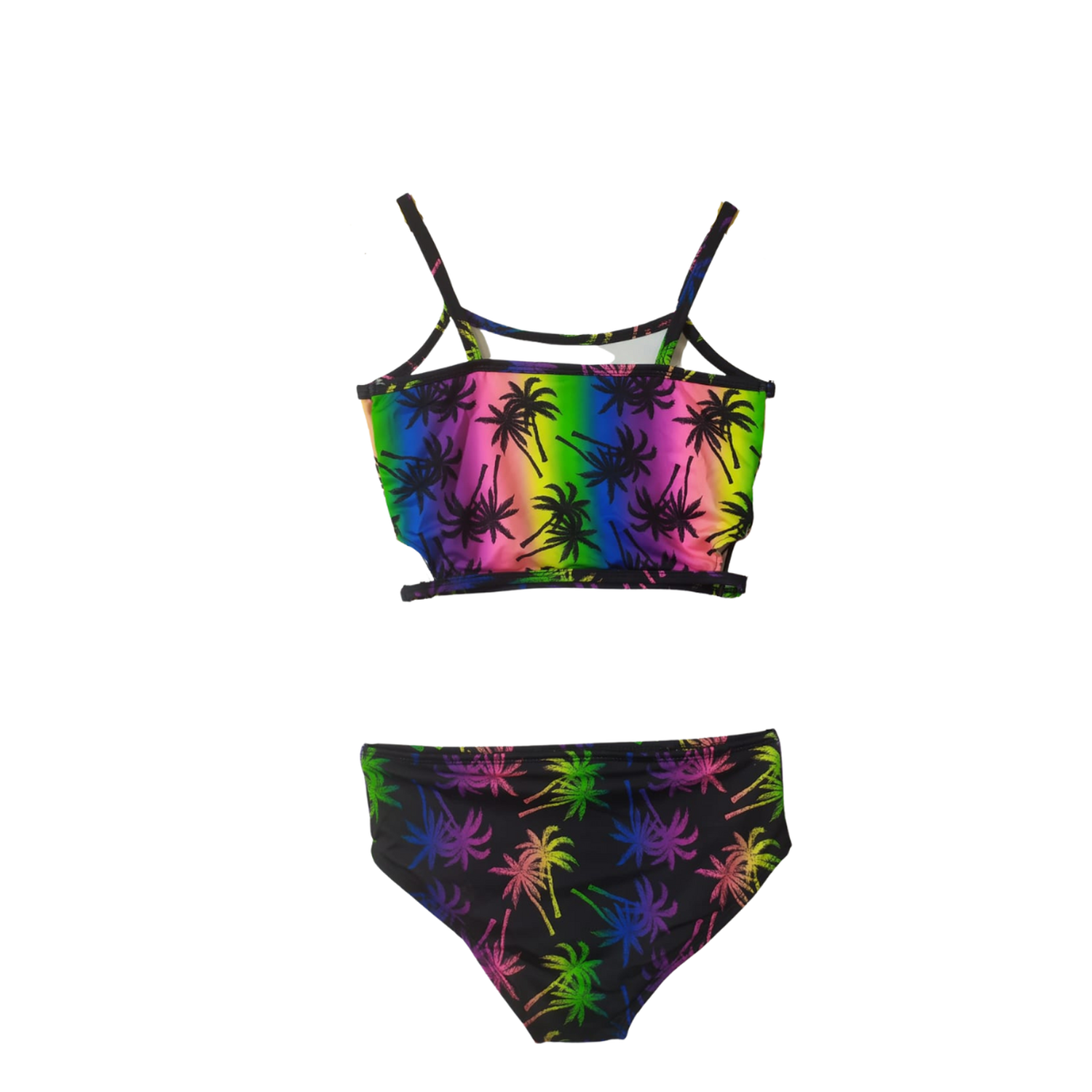 ROPA DE BAÑO BIKINI 2 PIEZAS PARA NIÑA BODY GLOVE - NEGRO - 2