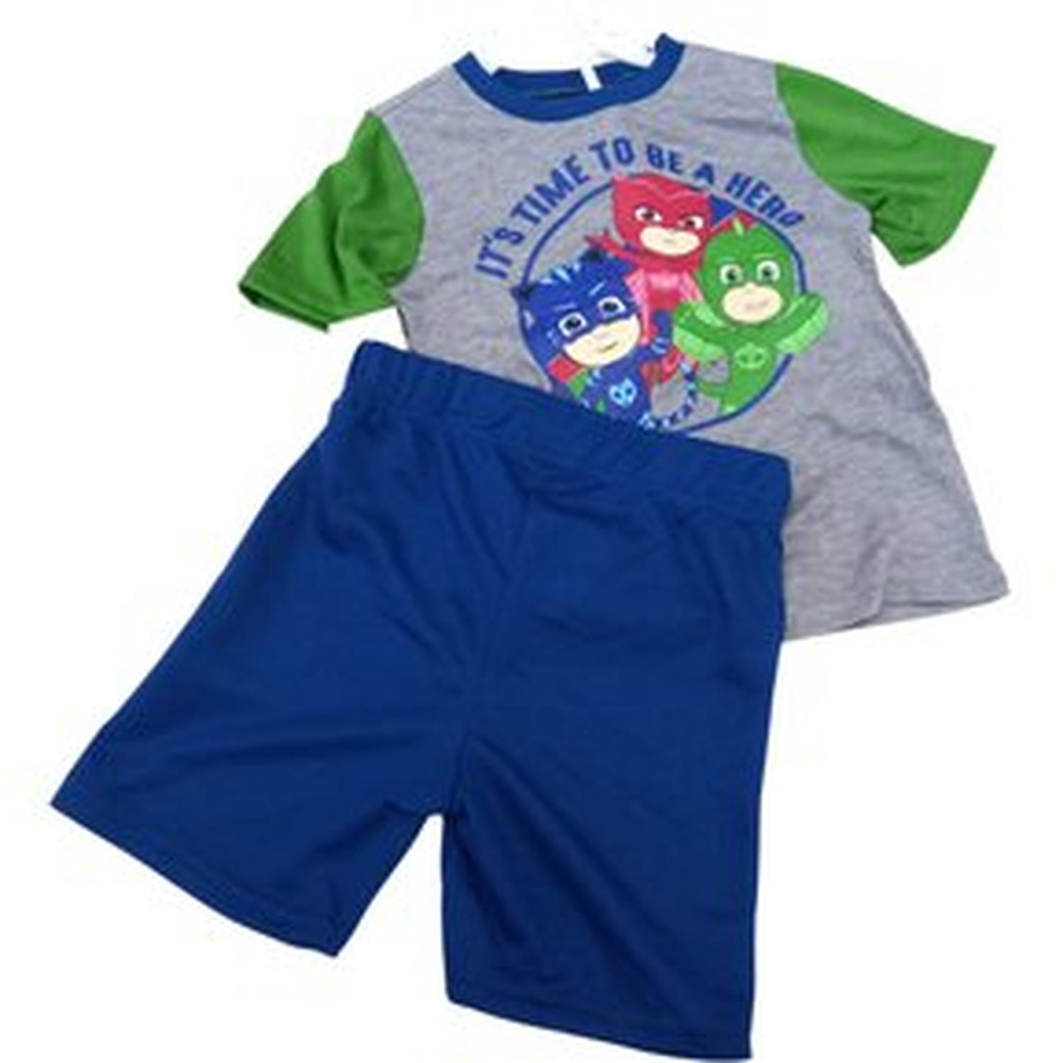 CONJUNTO 2 PIEZAS PJ MASK POLO DE MANGA CORTA Y SHORT - 1