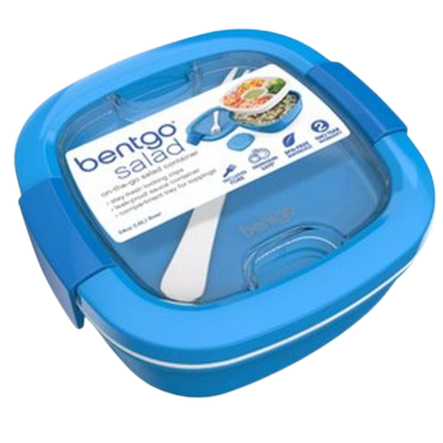 LONCHERA PARA ENSALADA SALAD BENTGO LUNCH BOX - CELESTE TAMAÑO TALLA ÚNICA - 2