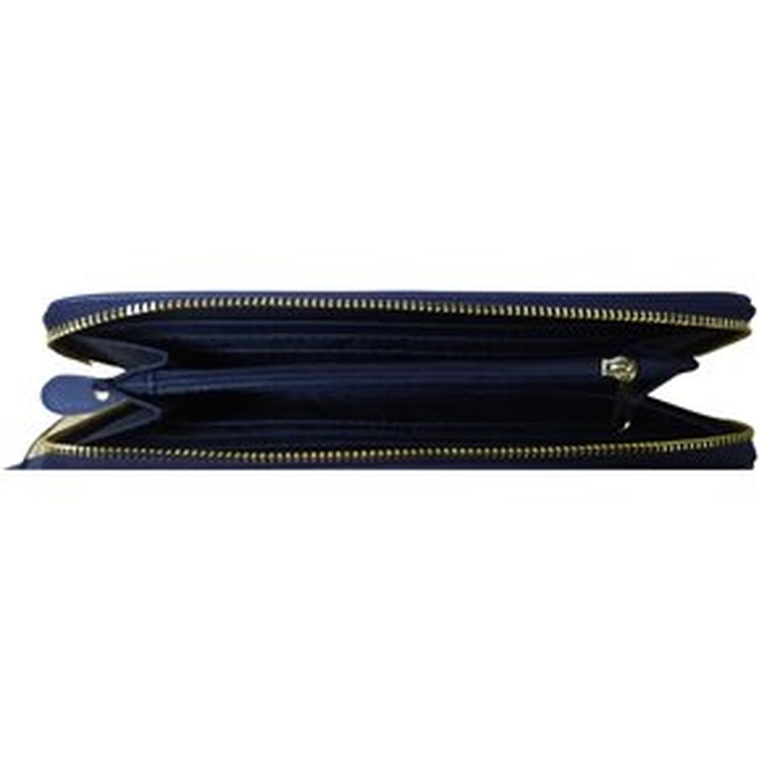 BILLETERA TOMMY HILFIGER GRANDE CON CIERRE CORE - AZUL TAMAÑO TALLA ÚNICA - 4