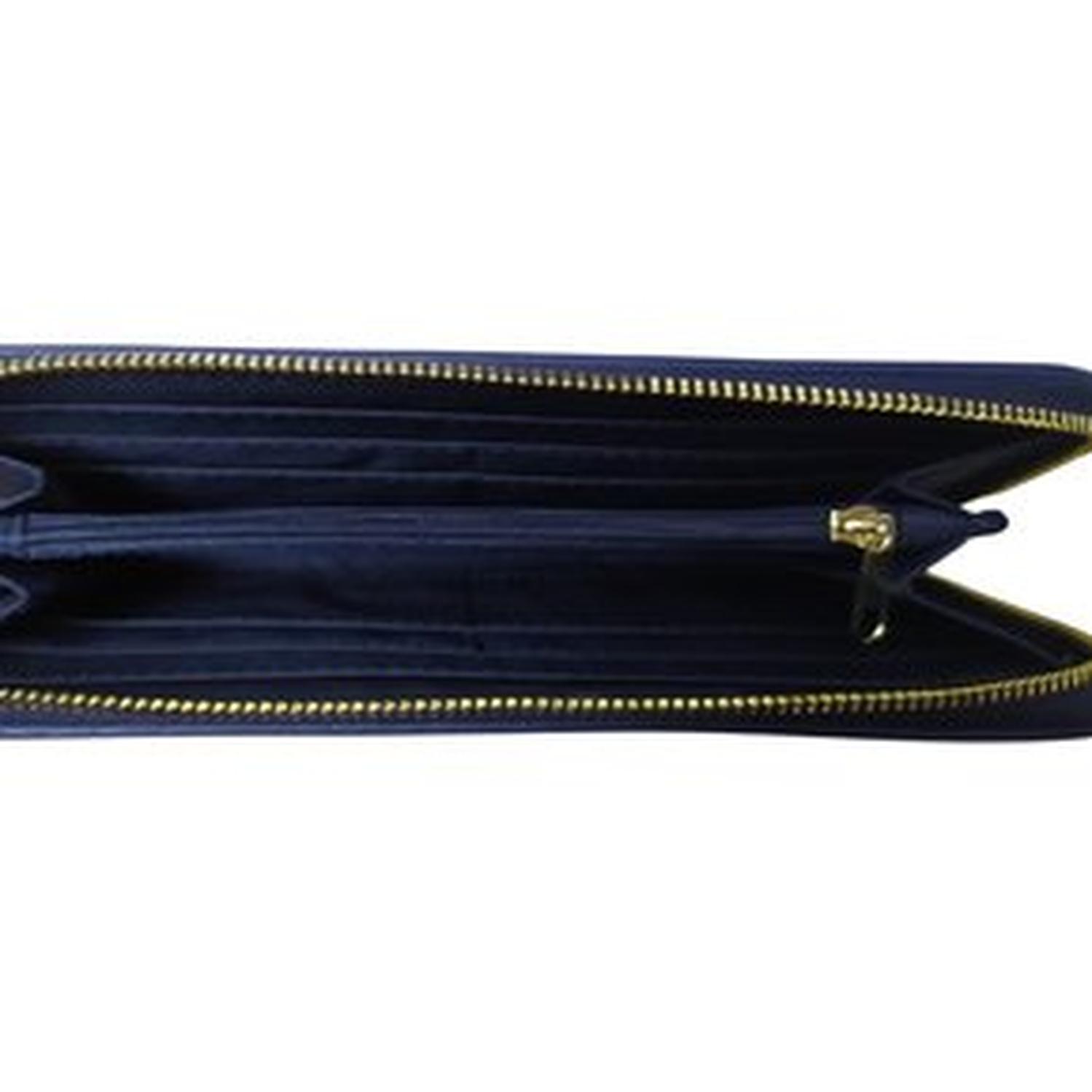 BILLETERA TOMMY HILFIGER GRANDE CON CIERRE CORE - AZUL TAMAÑO TALLA ÚNICA - 5
