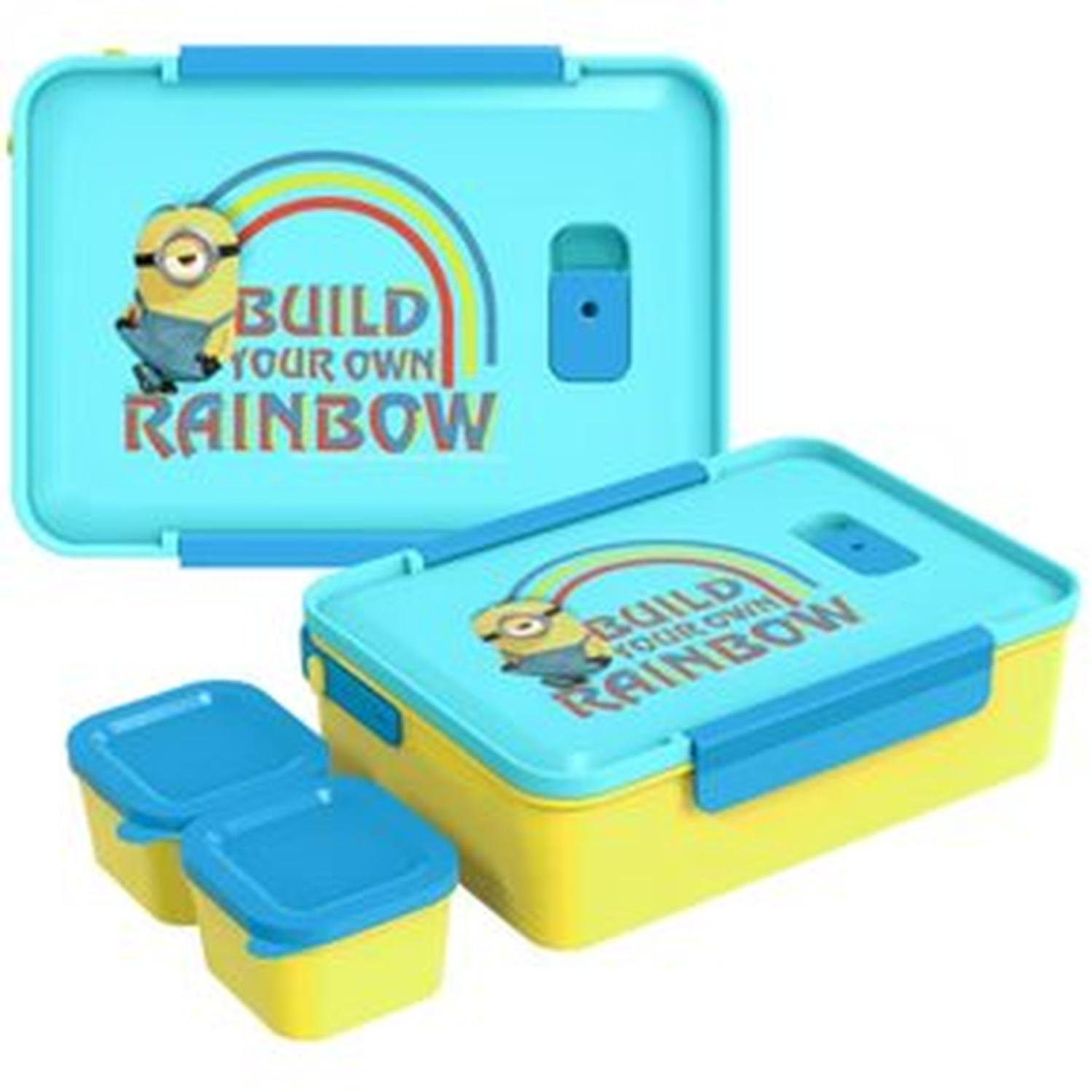 LONCHERA PACKX3 BENTO ZAK DESIGNS MINIONS THE RISE OF GRU AMARILLO TAMAÑO TALLA ÚNICA - 1