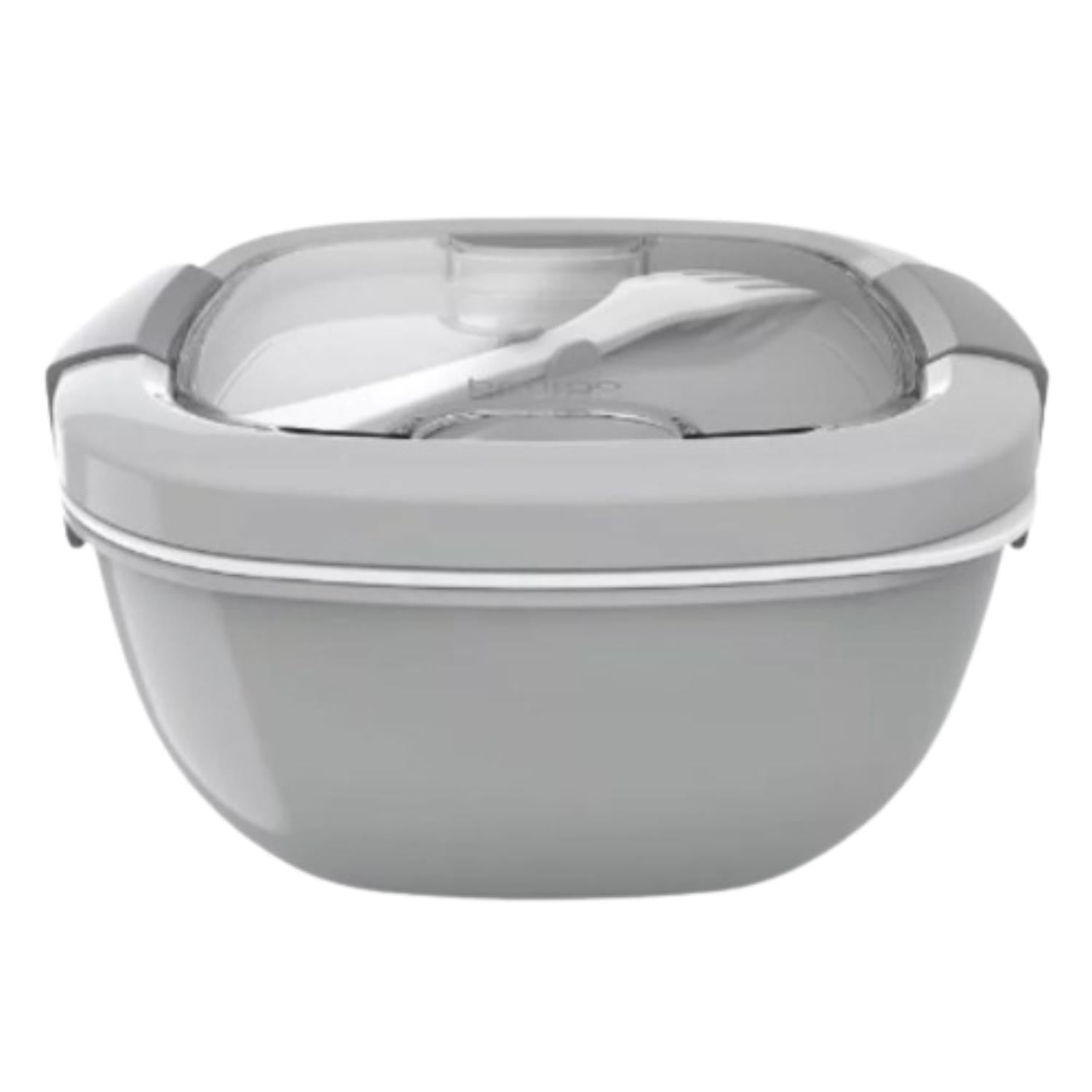 LONCHERA PARA ENSALADA SALAD BENTGO LUNCH BOX - GRIS - 1