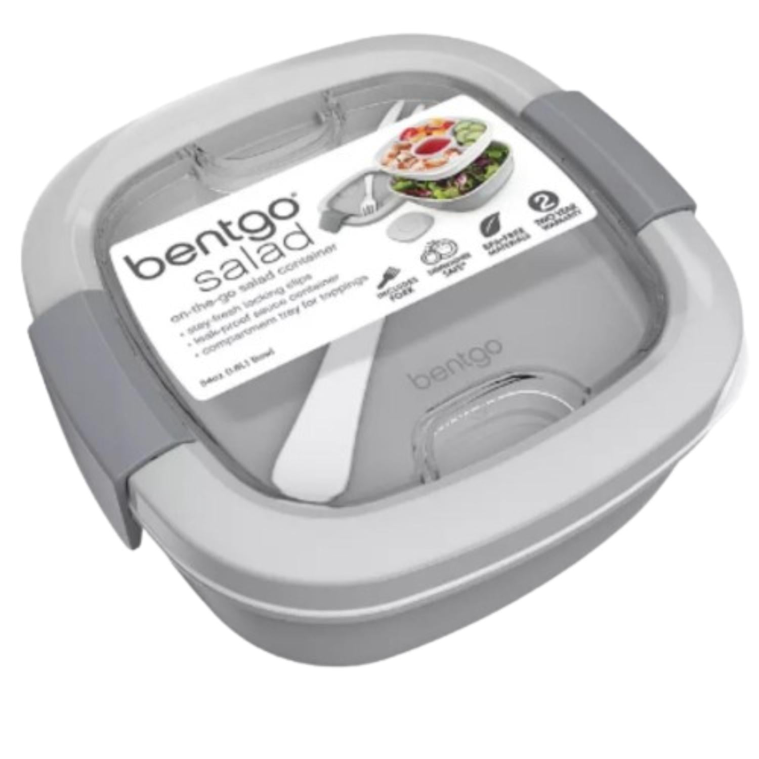 LONCHERA PARA ENSALADA SALAD BENTGO LUNCH BOX - GRIS - 3