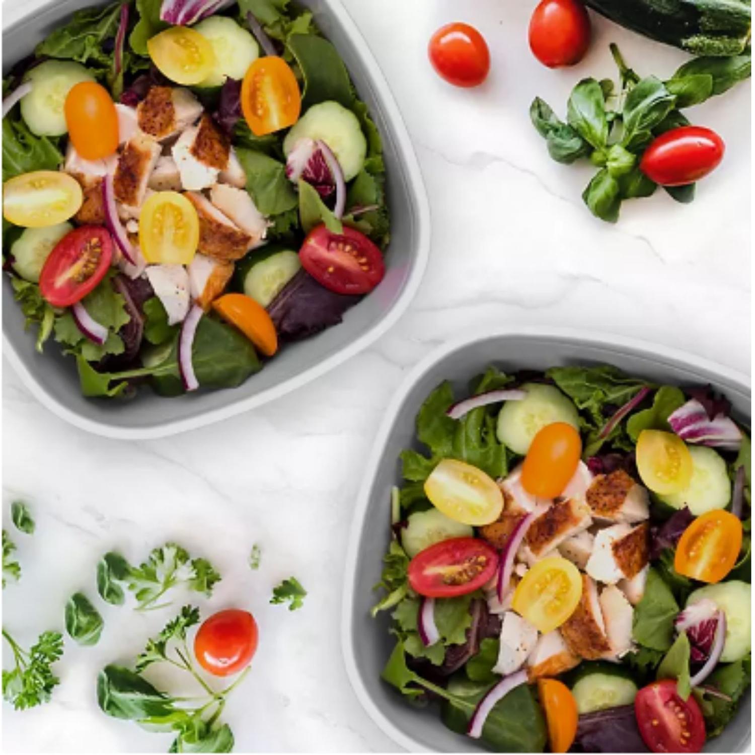LONCHERA PARA ENSALADA SALAD BENTGO LUNCH BOX - GRIS - 4