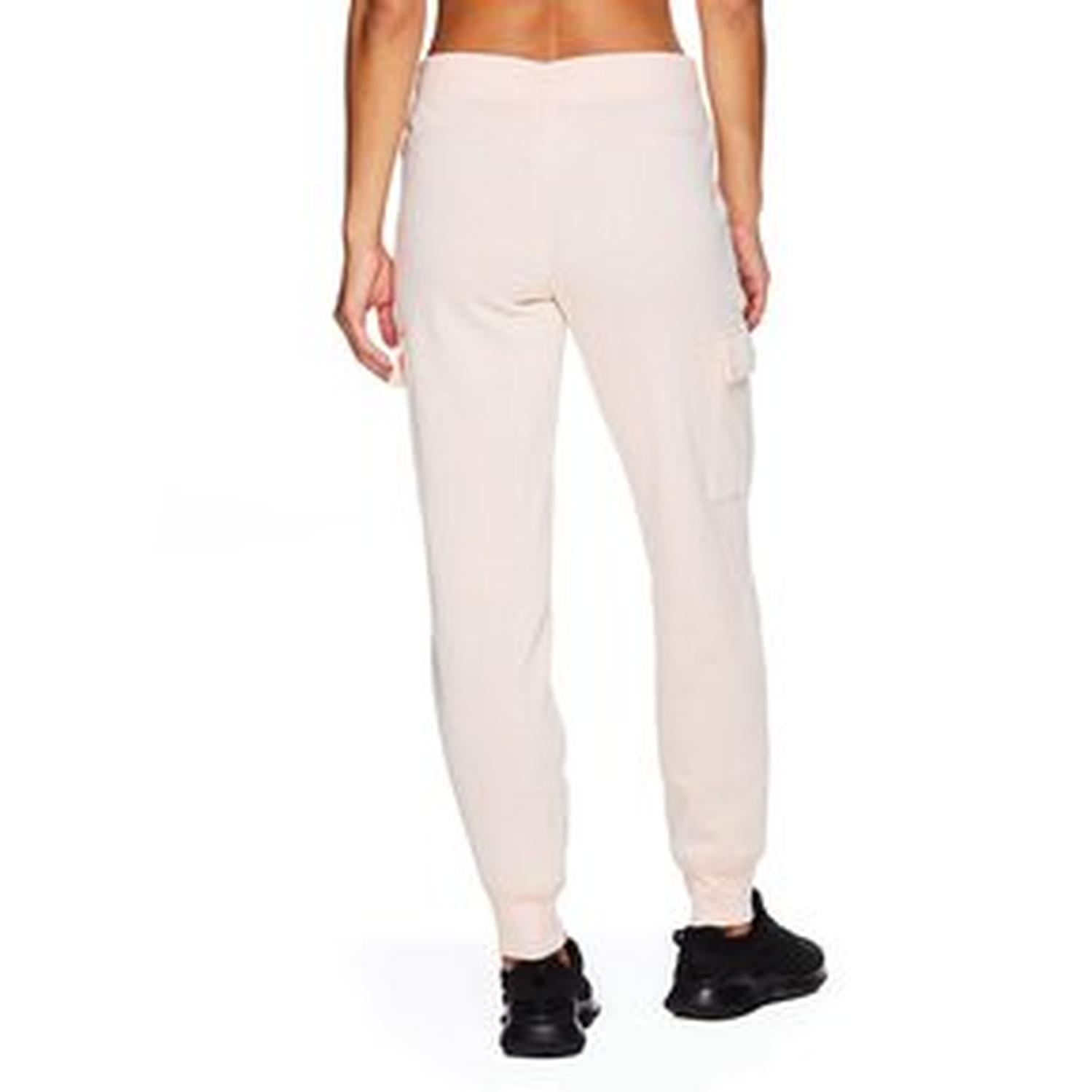 PANTALON DE BUZO JOGGER REEBOK CUFFED MUJER BIG SIZE - ROSA - 4