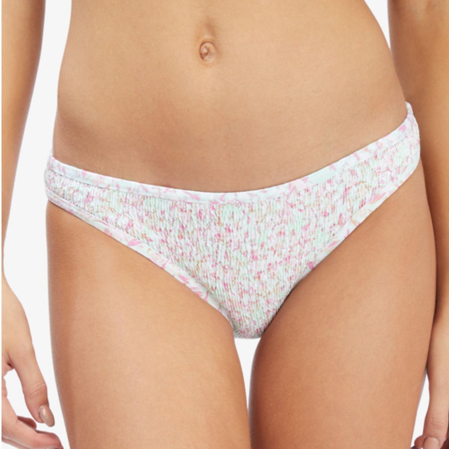 BIKINI CALZON ROXY DITSY IN PARADISE - VERDE CON ROSA - 2