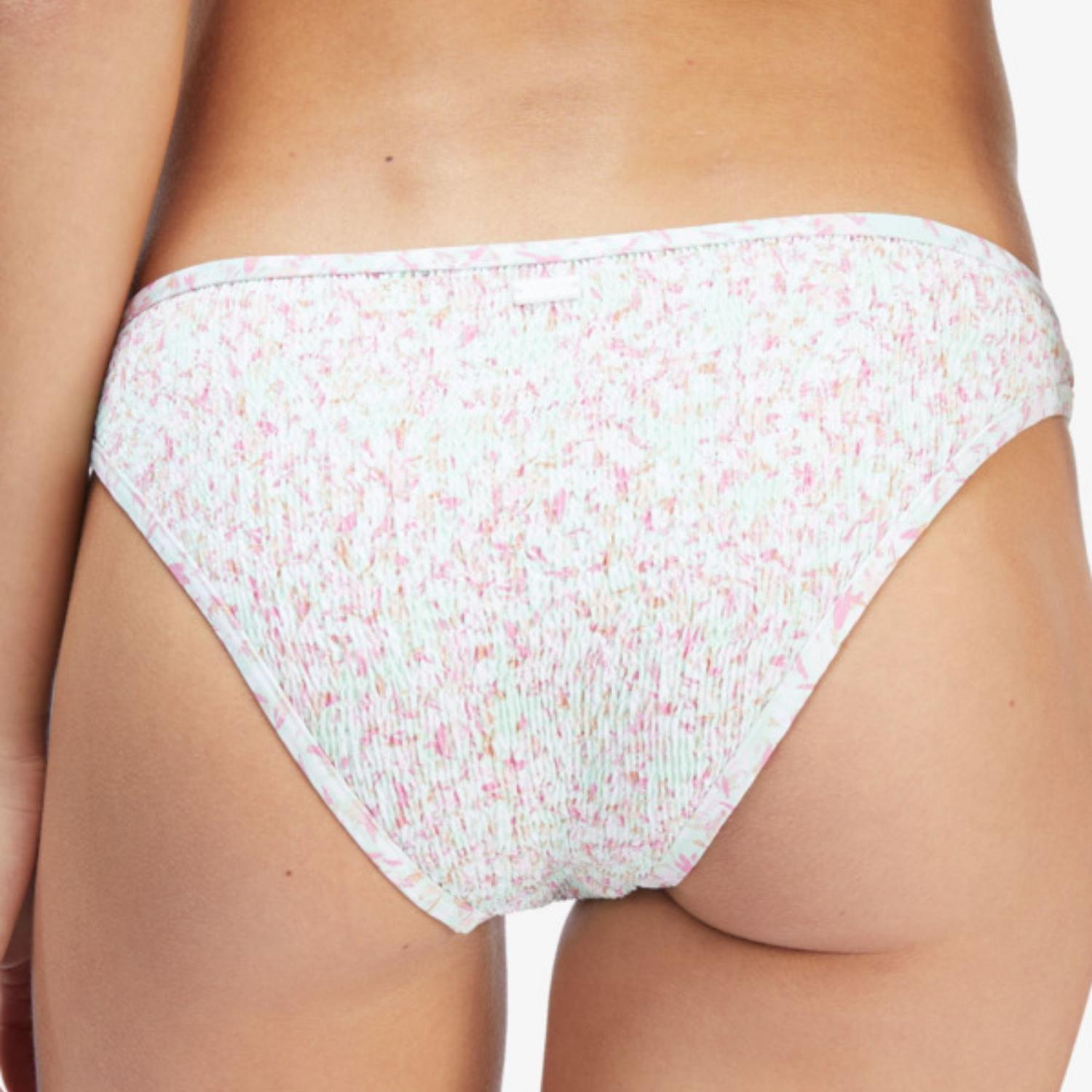 BIKINI CALZON ROXY DITSY IN PARADISE - VERDE CON ROSA - 3