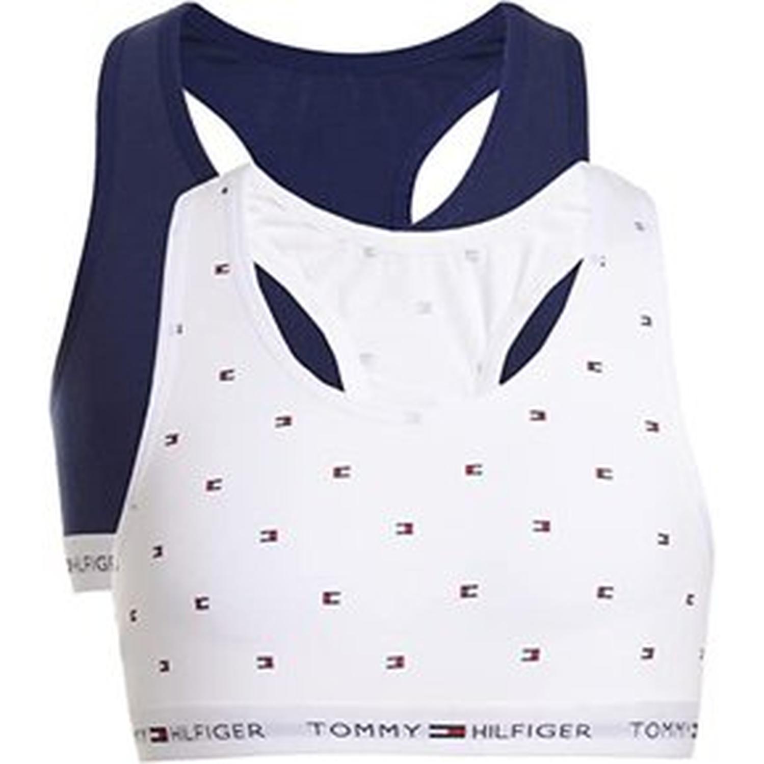 PACKX2 TOP PARA NIÑA TOMMY HILFIGER BLANCO Y AZUL - 1