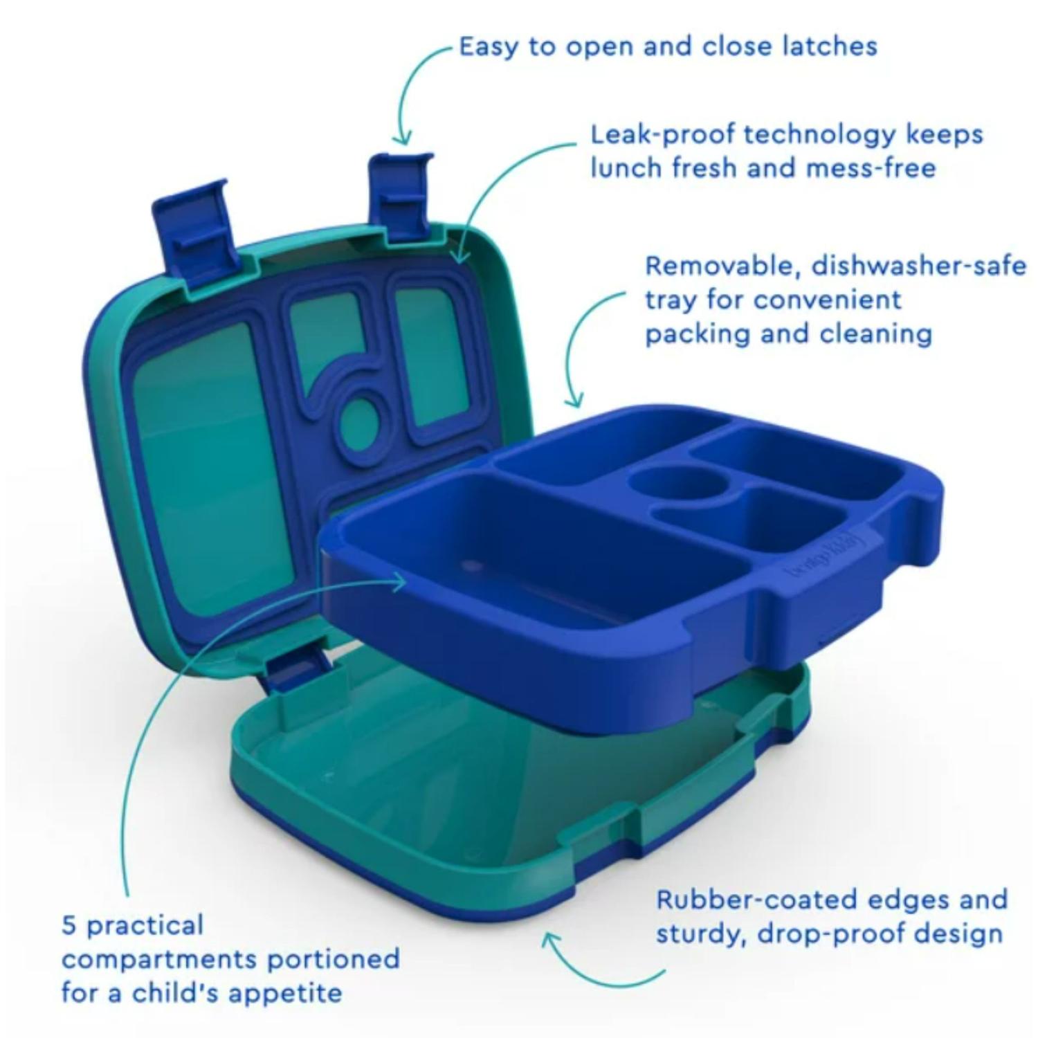 LONCHERA BENTGO KIDS LUNCH BOX - TIBURONES - 3