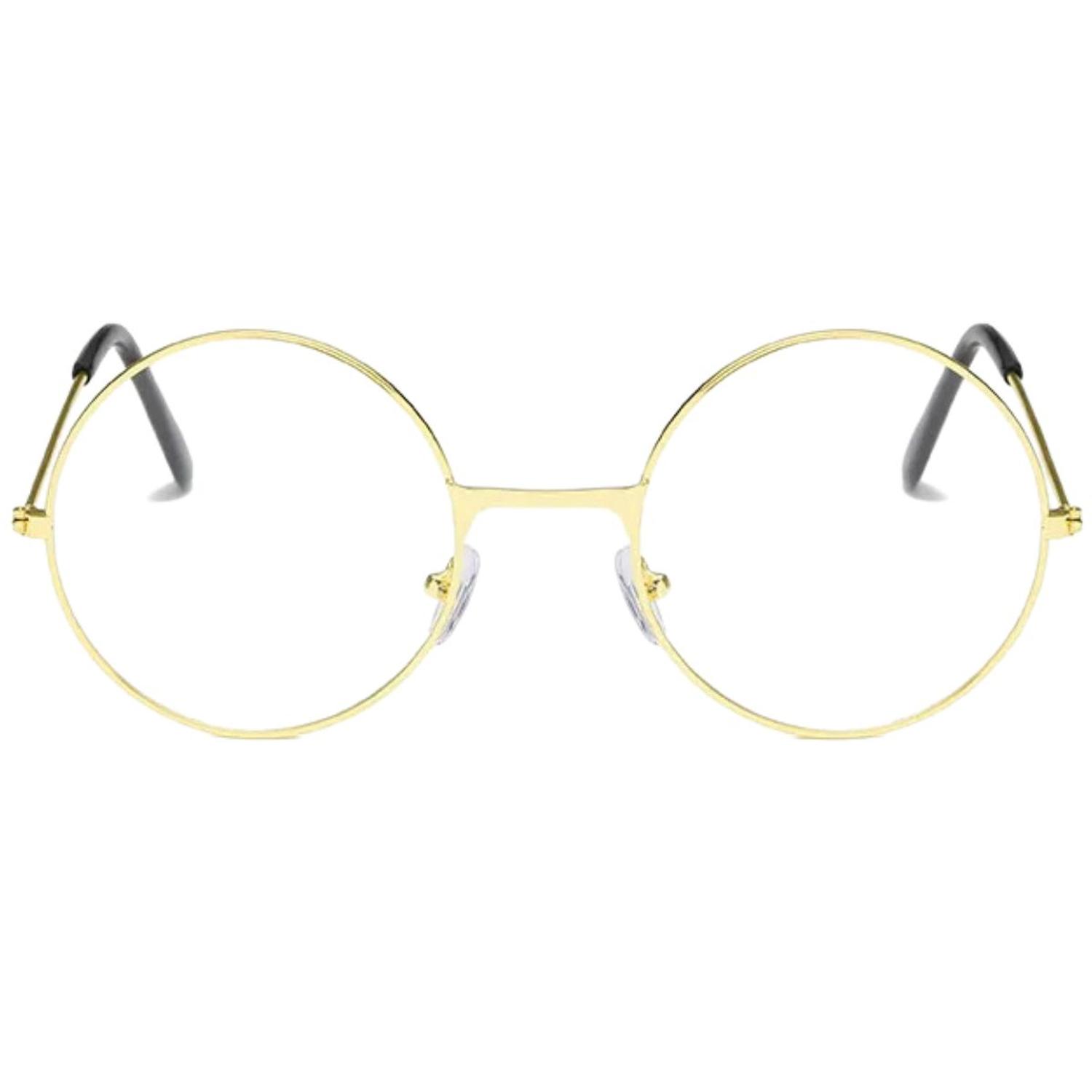 MONTURA DE LENTES REDONDO TIPO HARRY POTTER - DORADO TAMAÑO TALLA ÚNICA - 2