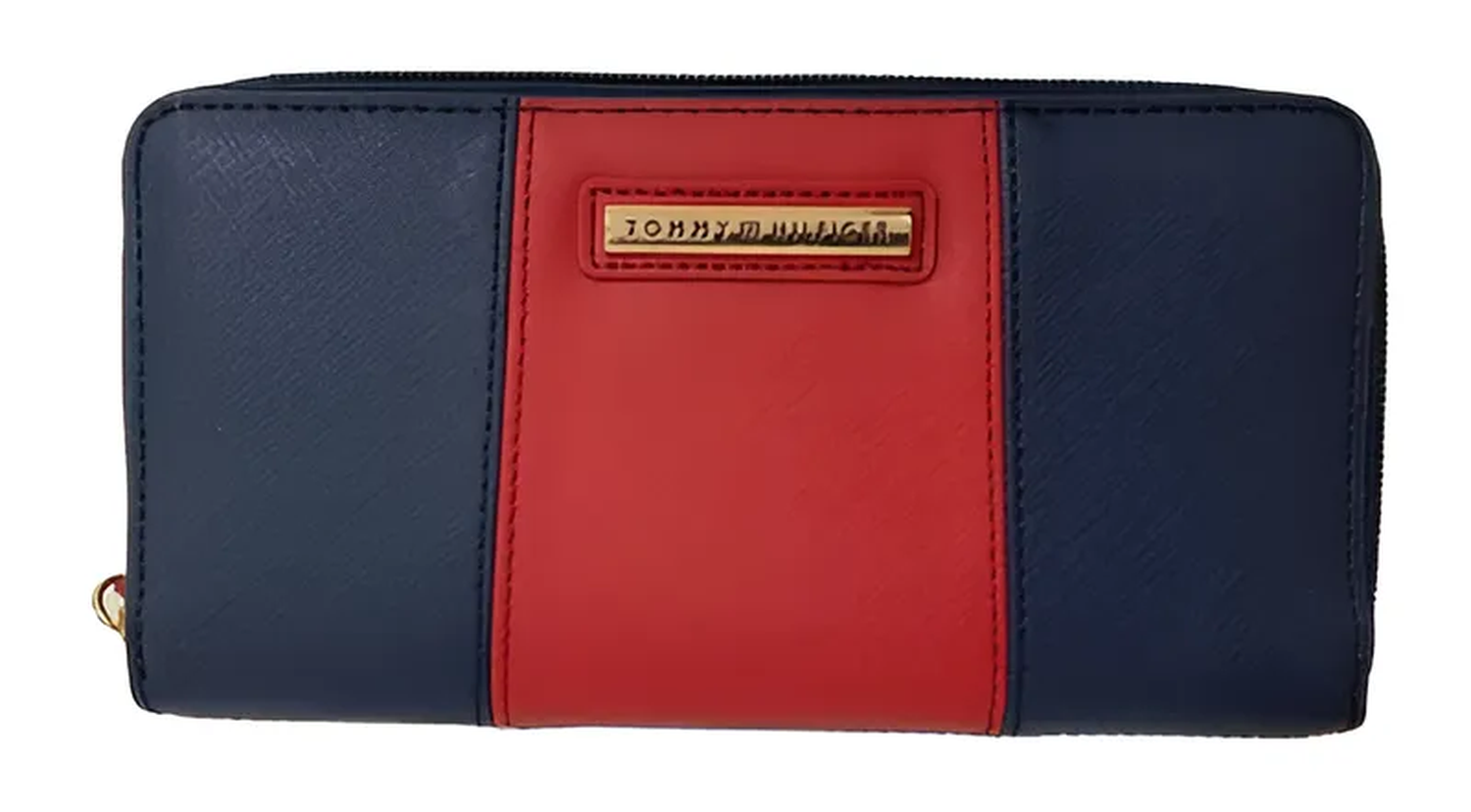 BILLETERA TOMMY HILFIGER GRANDE CON CIERRE 69J4952 - AZUL TAMAÑO TALLA ÚNICA - 1