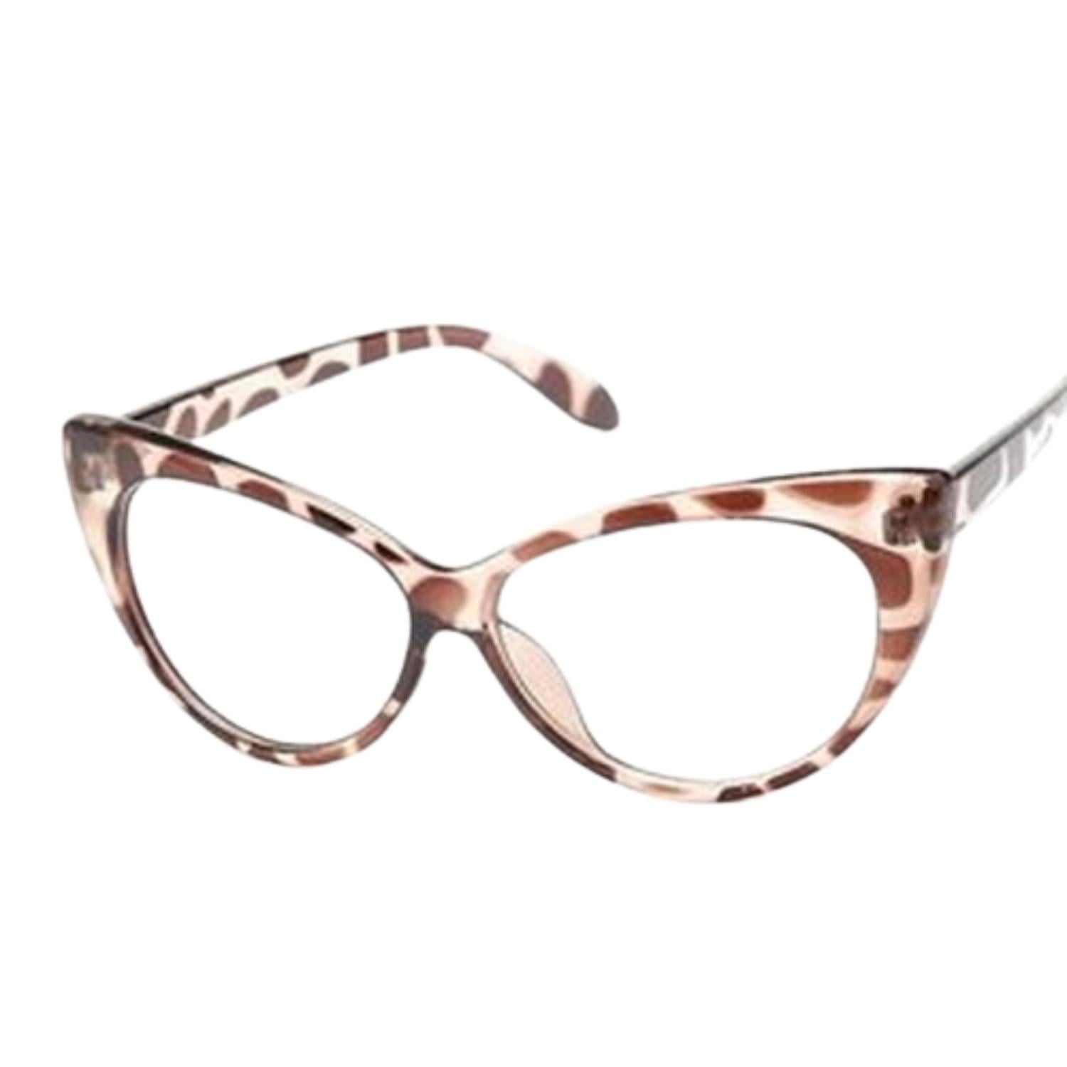 MONTURA DE LENTES CAT EYE ATIGRADO MARRÓN TAMAÑO TALLA ÚNICA - 1