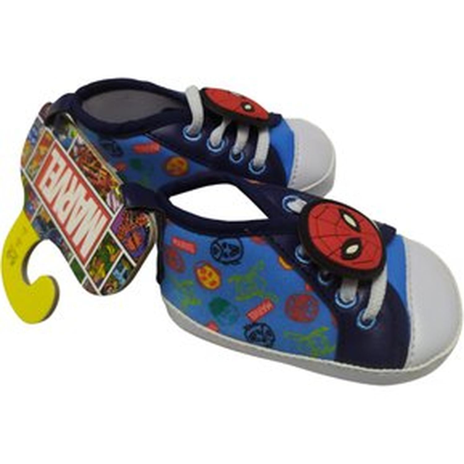 ZAPATOS PARA BEBÉ MARVEL DISEÑO SPIDERMAN 11 CM / 13 CM - CELESTE TAMAÑO 6-9M 6-9 MESES / 11.5 CM - 2