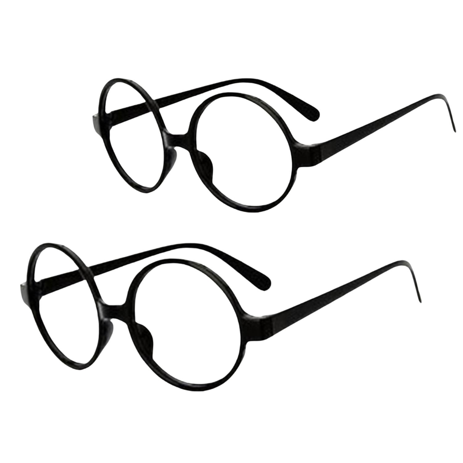 PACKX2 MONTURA LENTES DISFRAZ HARRY POTTER NIÑOS - NEGRO TAMAÑO TALLA ÚNICA - 1