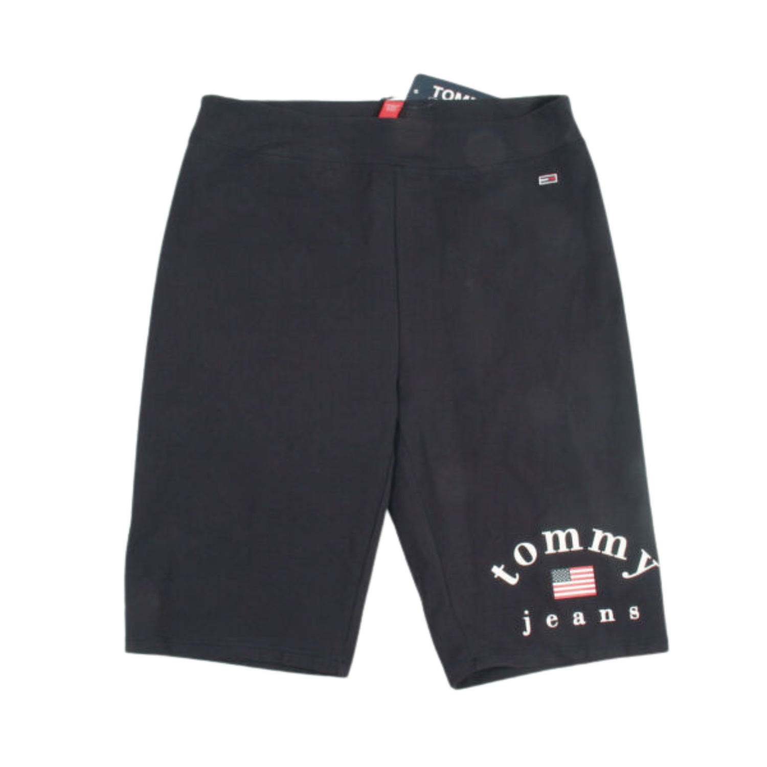 PANTALÓN CORTO O BIKER TOMMY HILFIGER COLOR NEGRO TAMAÑO M - 1