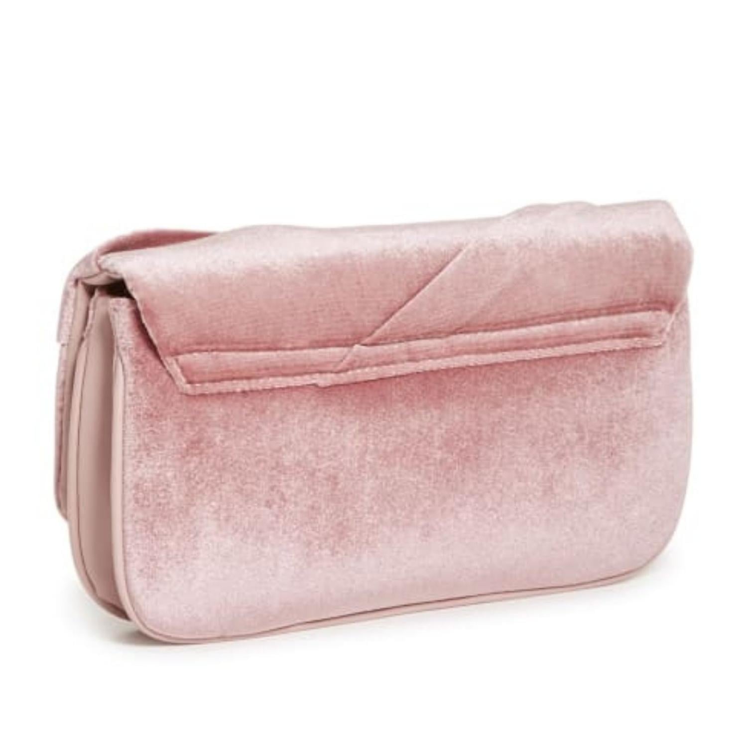 CARTERA CLUTH GUESS ALLEGRA TERCIPELO - ROSA TAMAÑO TALLA ÚNICA - 2