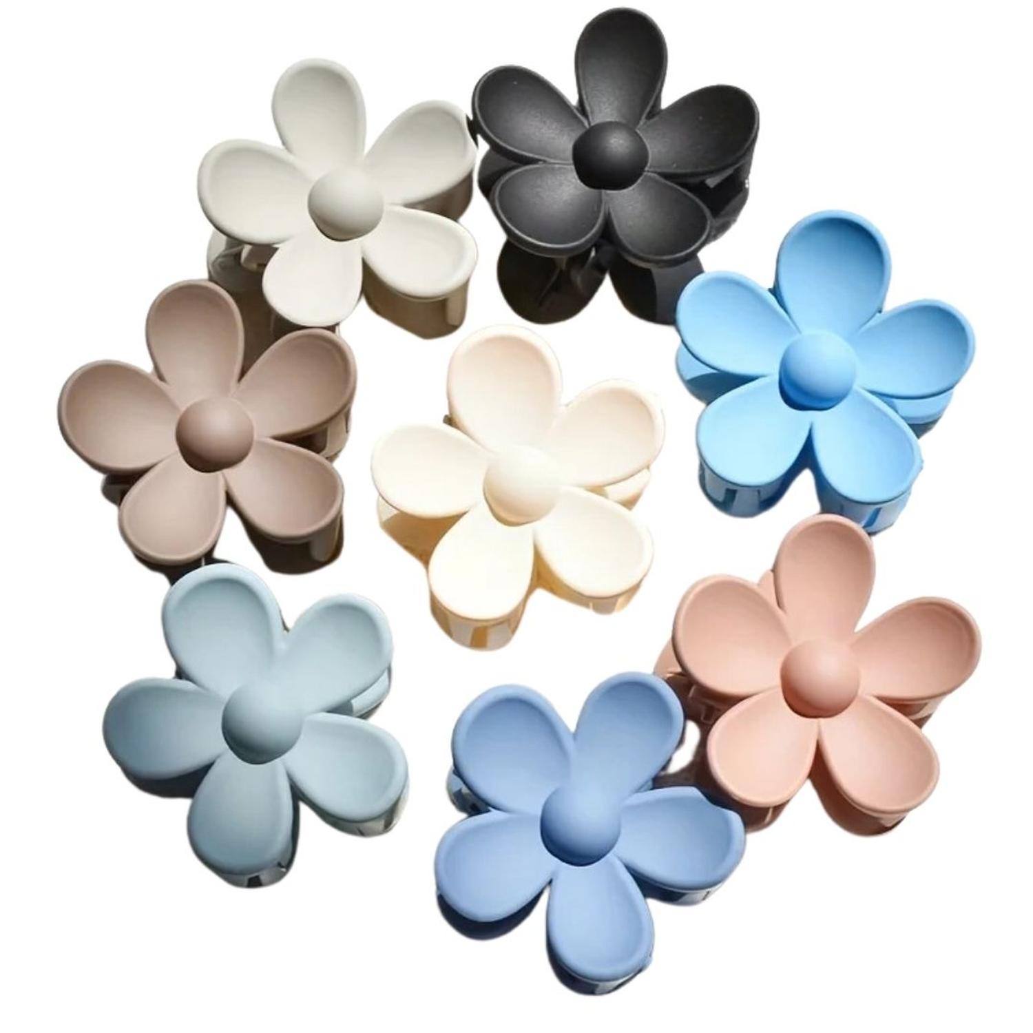 SETX8 MINI CLIPS PARA EL PELO EN FORMA DE FLOR - 1