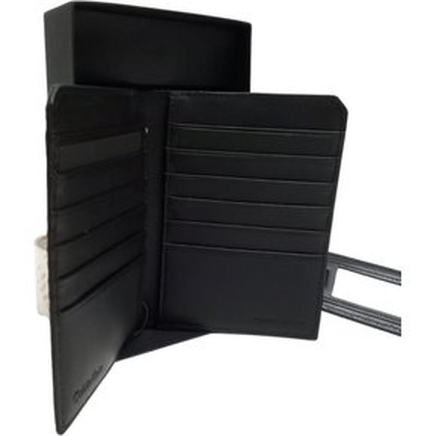 PORTAPASAPORTE CALVIN KLEIN MONOGRAM TEXTURIZADO - NEGRO TAMAÑO TALLA ÚNICA - 2