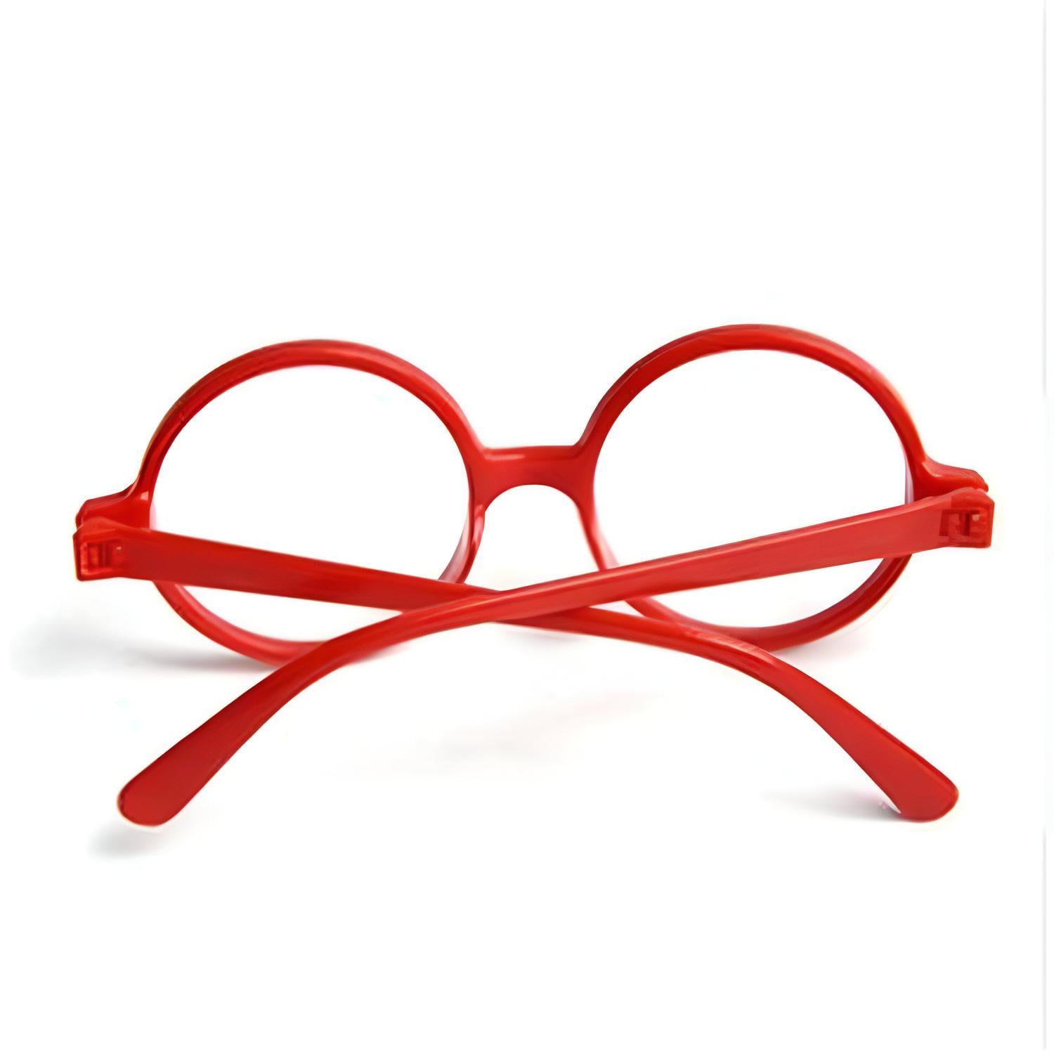 PACKX2 MONTURA DE LENTES O GAFAS REDONDOS HARRY POTTER NIÑOS - ROJO TAMAÑO TALLA ÚNICA - 3