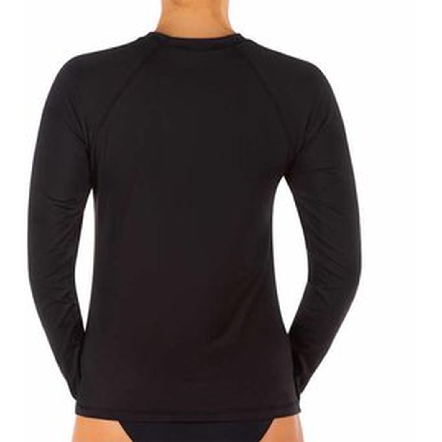 LICRA NEGRA RASHGUARD DE MANGA LARGA PARA MUJER HURLEY - 2