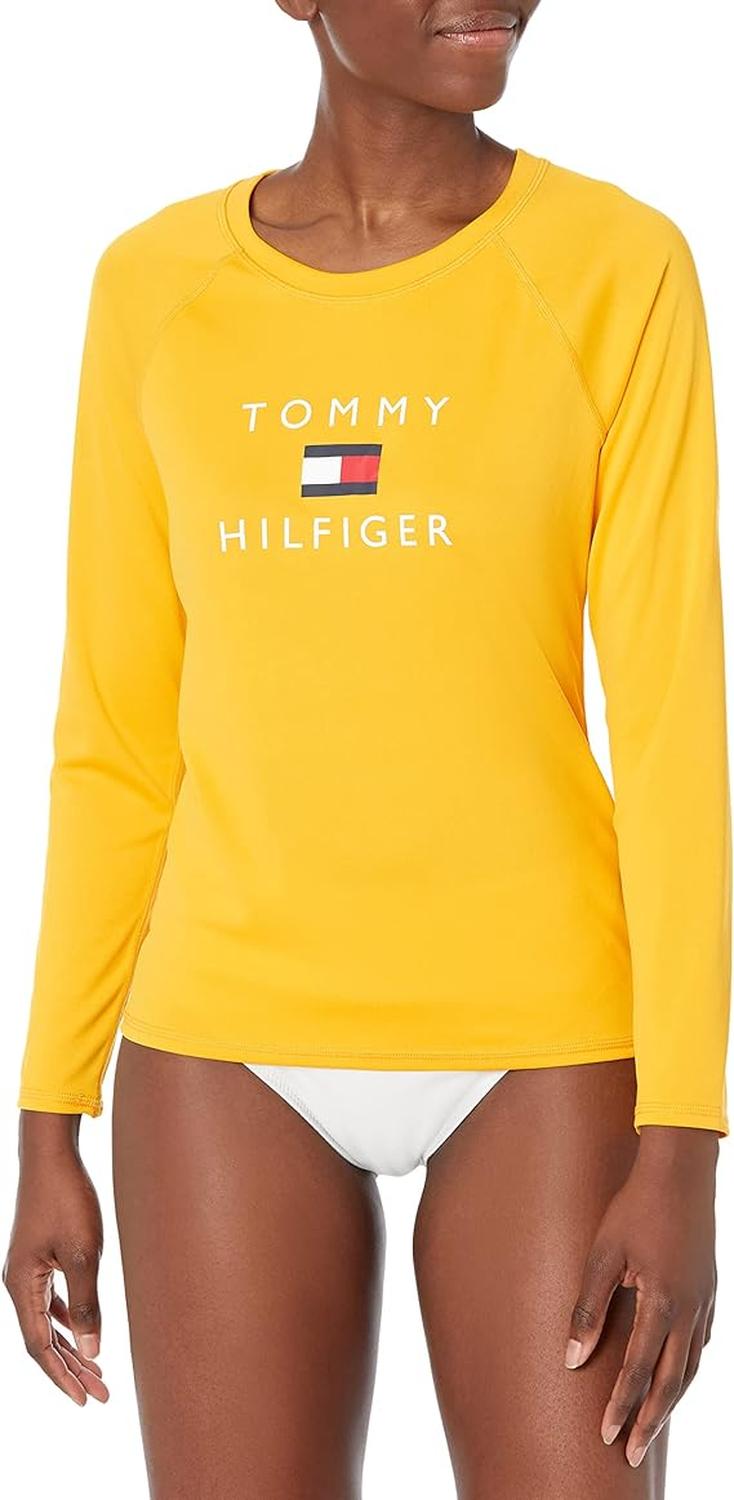 POLO LICRA PISCINA TOMMY HILFIGER PARA MUJER - AMARILLO - 1
