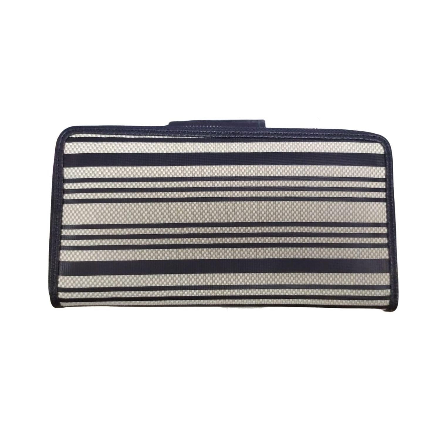 BILLETERA TOMMY HILFIGER GRANDE CON CIERRE - NEGRO Y BEIGE TAMAÑO TALLA ÚNICA - 2